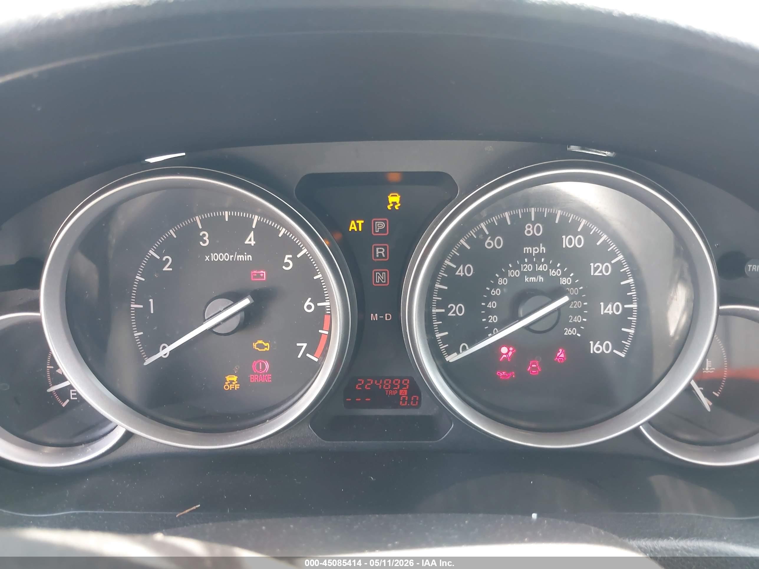 2012 Mazda Mazda6 I Touring Черный vin: 1YVHZ8DH0C5M40499