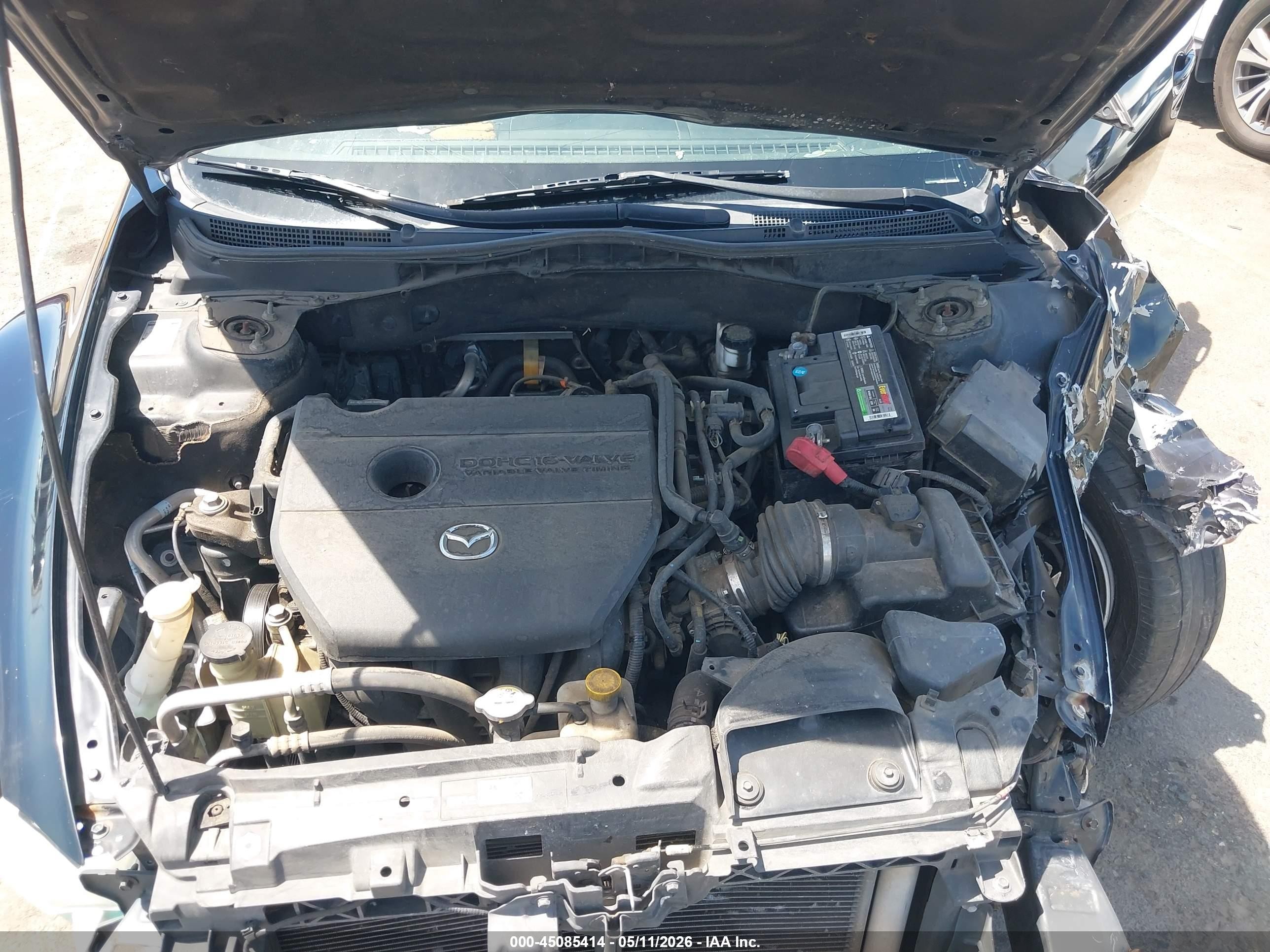 2012 Mazda Mazda6 I Touring Черный vin: 1YVHZ8DH0C5M40499
