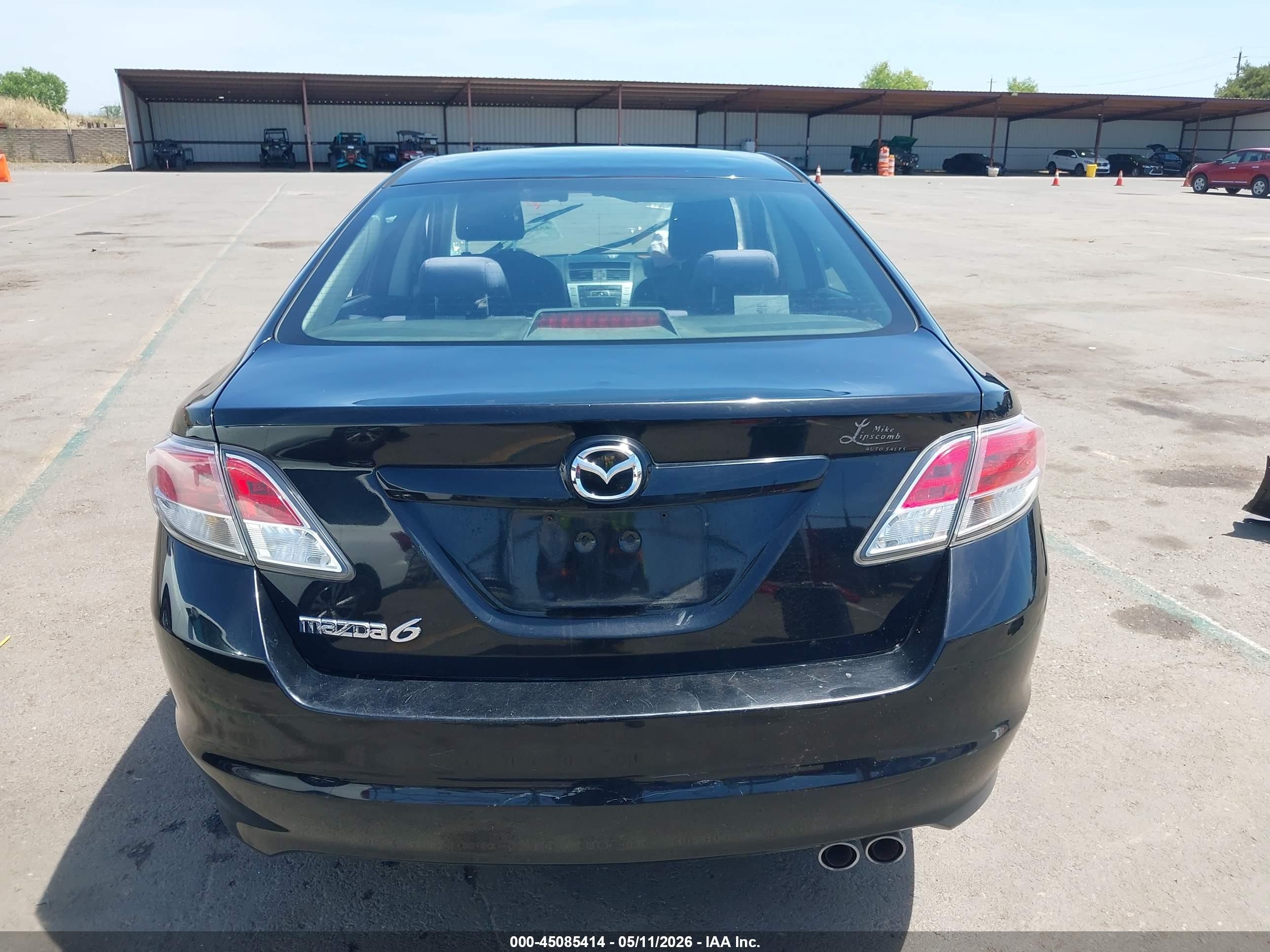 2012 Mazda Mazda6 I Touring Черный vin: 1YVHZ8DH0C5M40499
