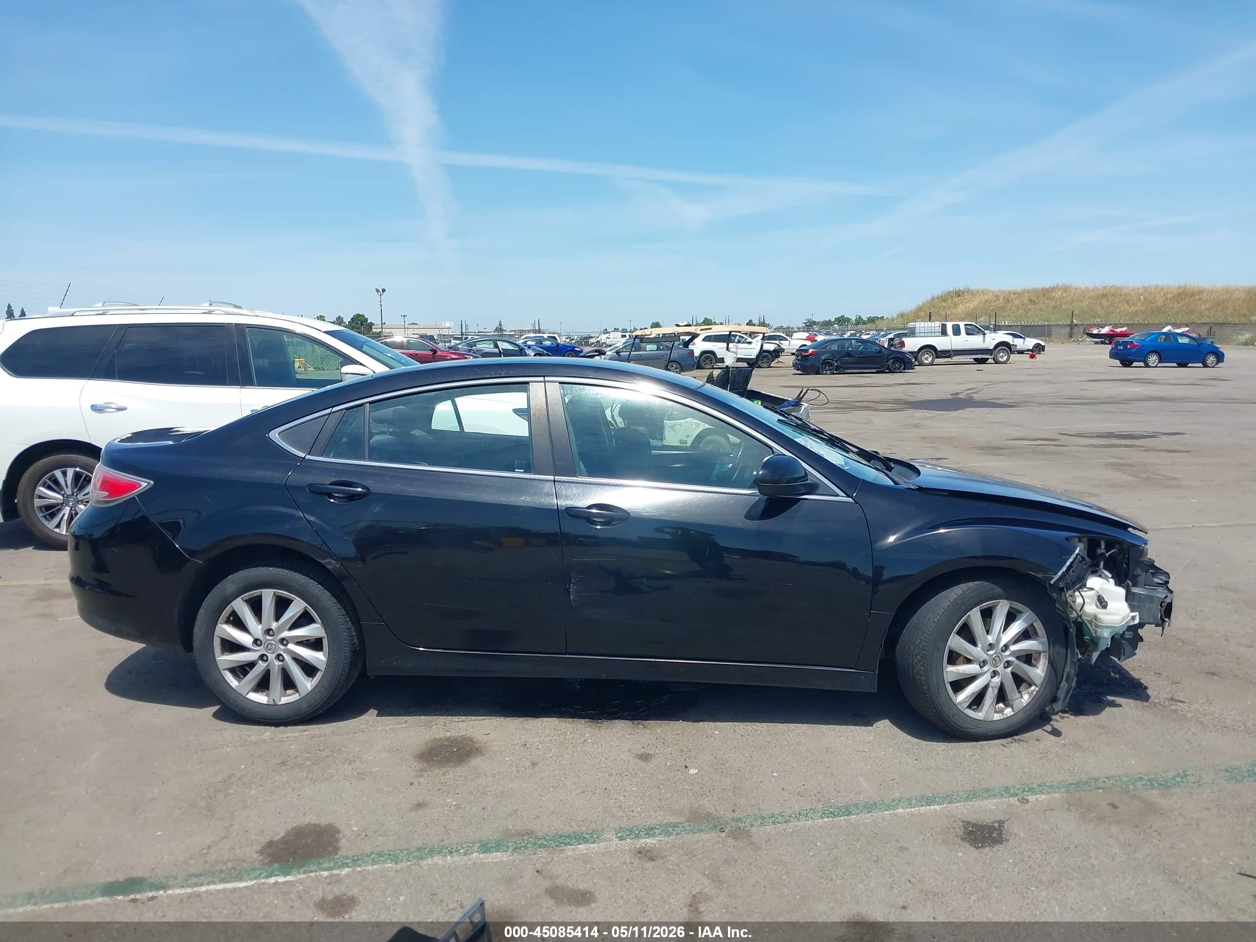 2012 Mazda Mazda6 I Touring Черный vin: 1YVHZ8DH0C5M40499