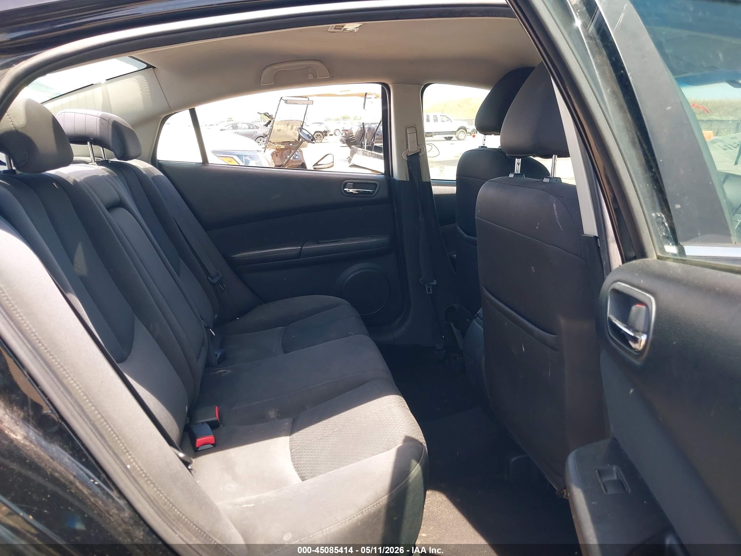 2012 Mazda Mazda6 I Touring Черный vin: 1YVHZ8DH0C5M40499