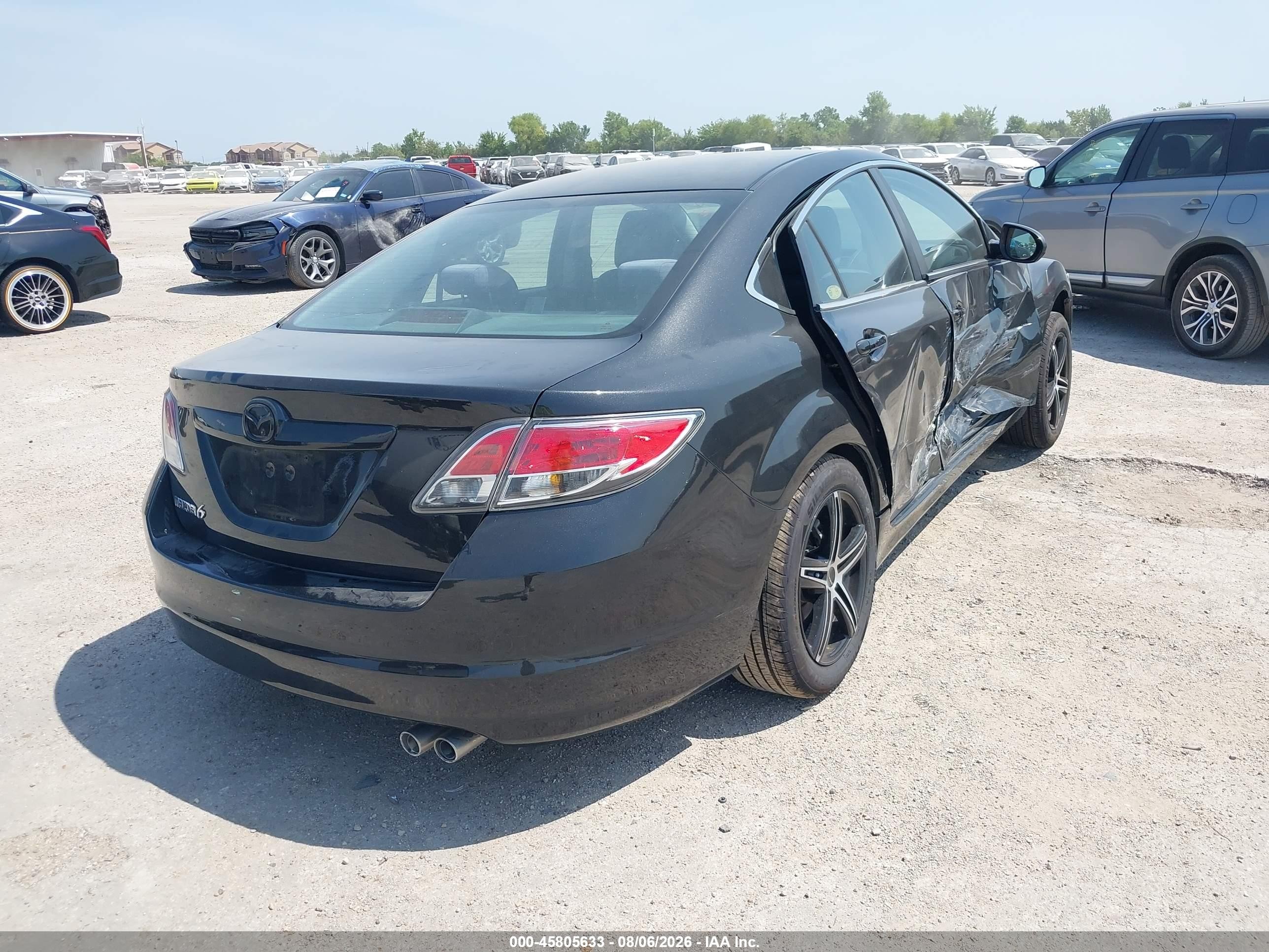 2013 Mazda Mazda6 I Touring Black vin: 1YVHZ8DH0D5M07309