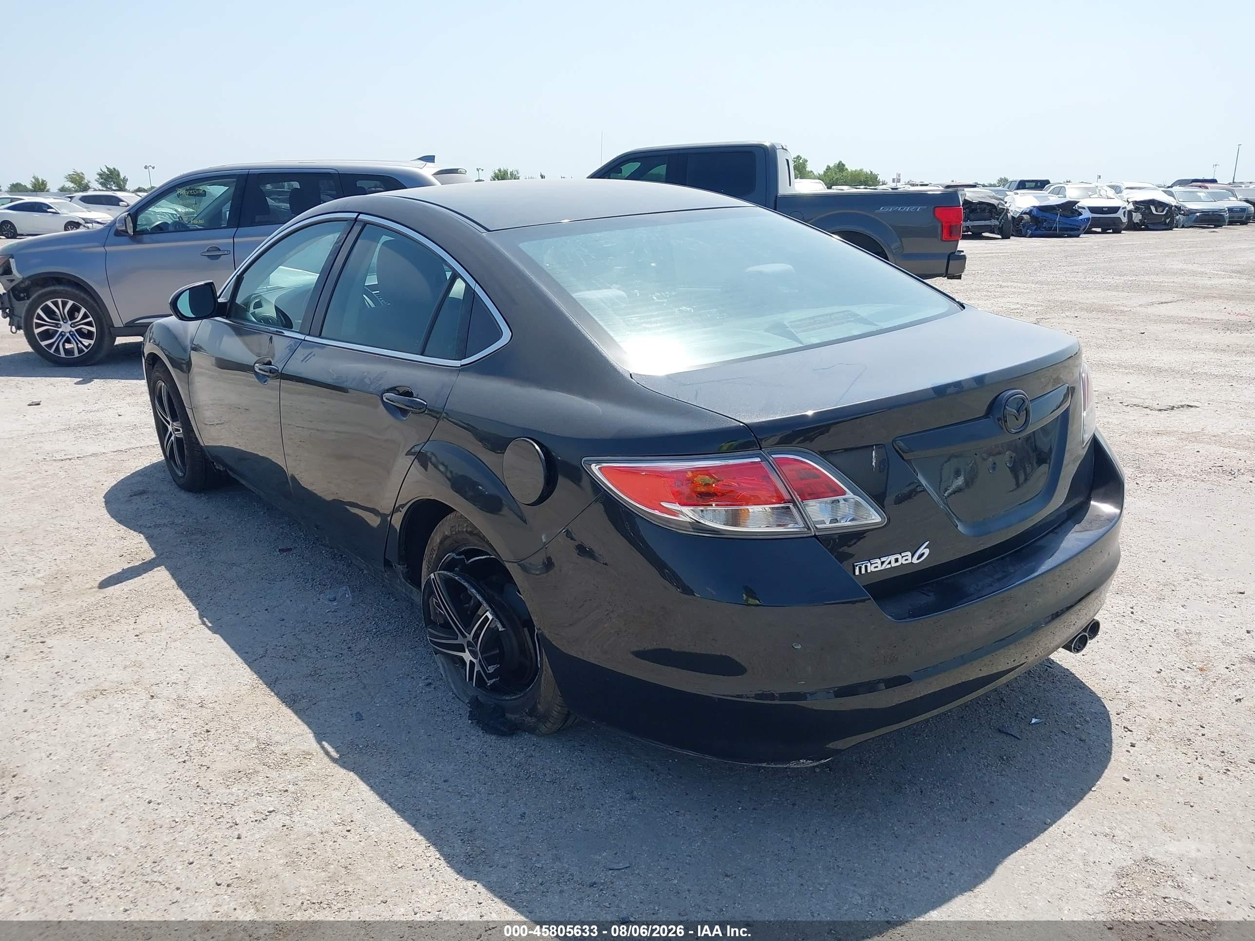 2013 Mazda Mazda6 I Touring Black vin: 1YVHZ8DH0D5M07309