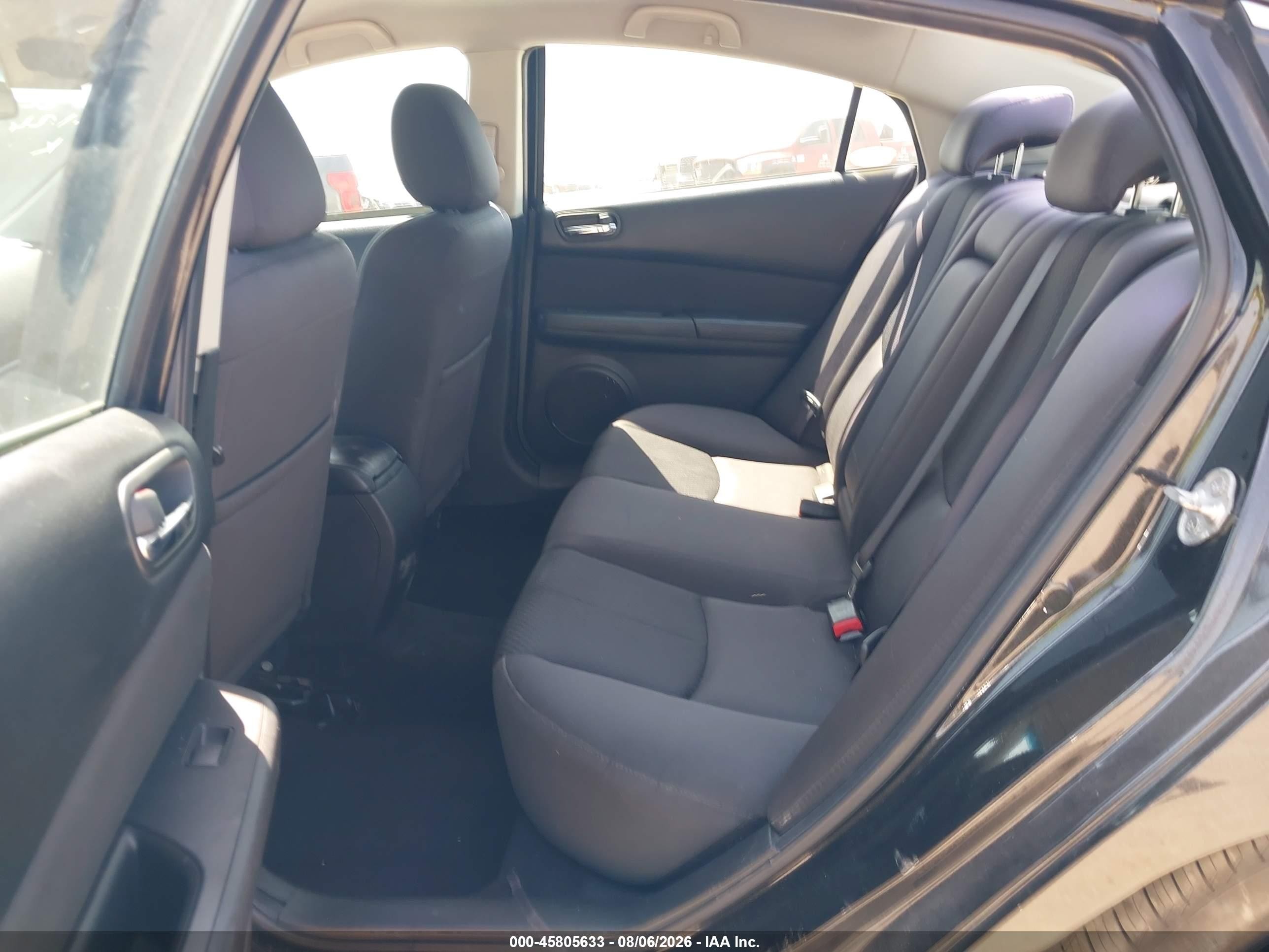 2013 Mazda Mazda6 I Touring Black vin: 1YVHZ8DH0D5M07309