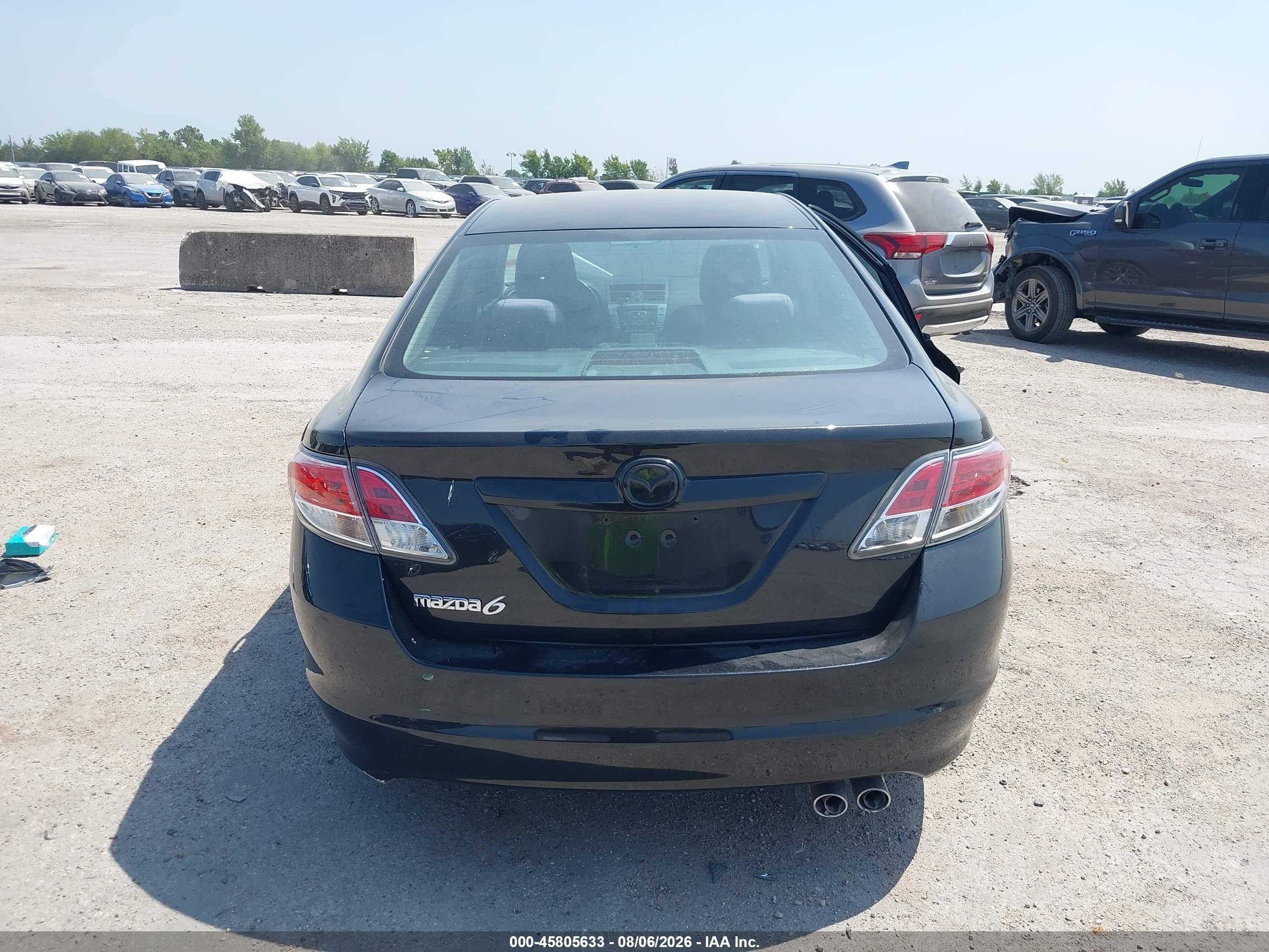 2013 Mazda Mazda6 I Touring Black vin: 1YVHZ8DH0D5M07309