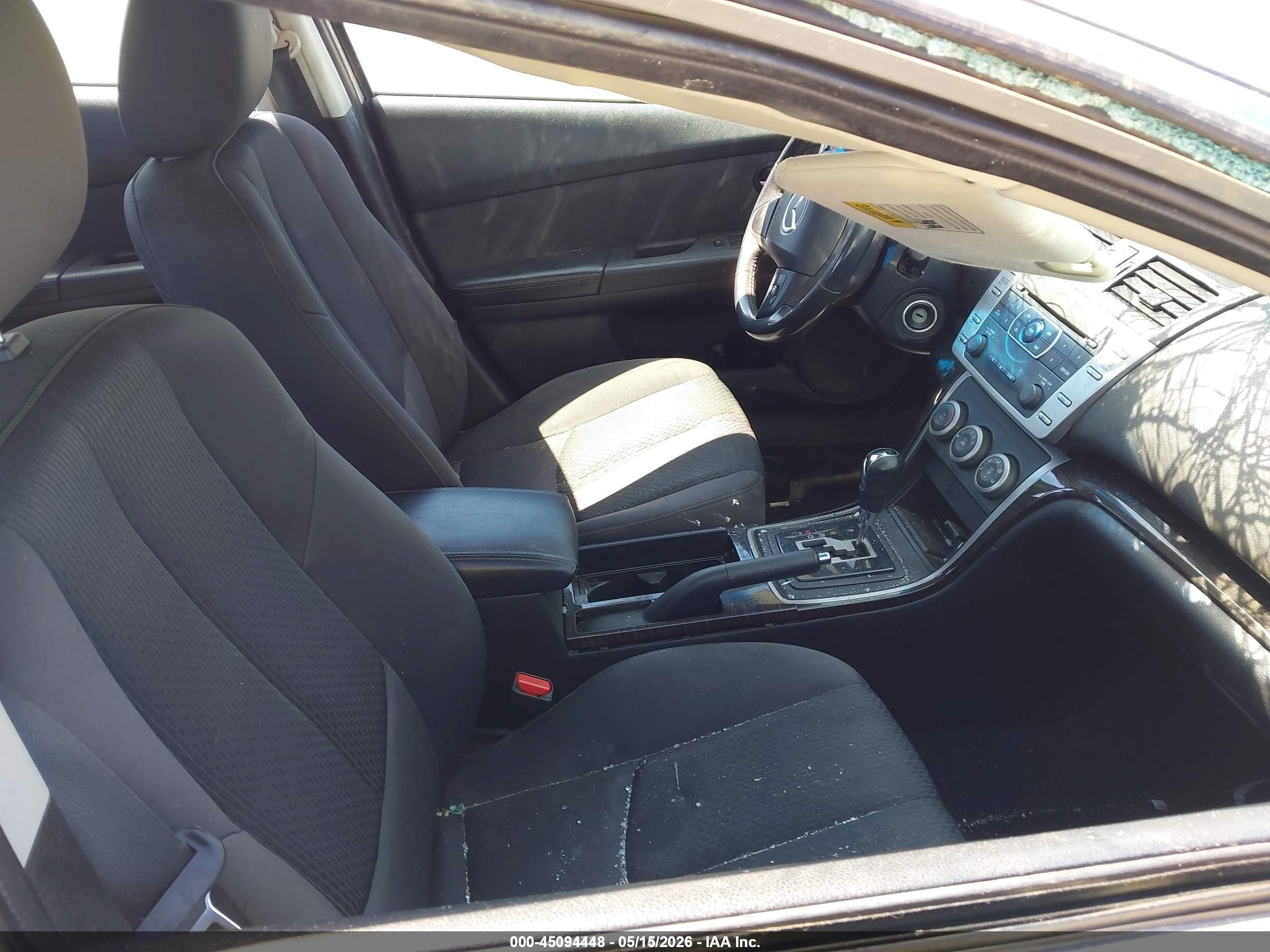 2012 Mazda Mazda6 I Touring Gray vin: 1YVHZ8DH1C5M18589