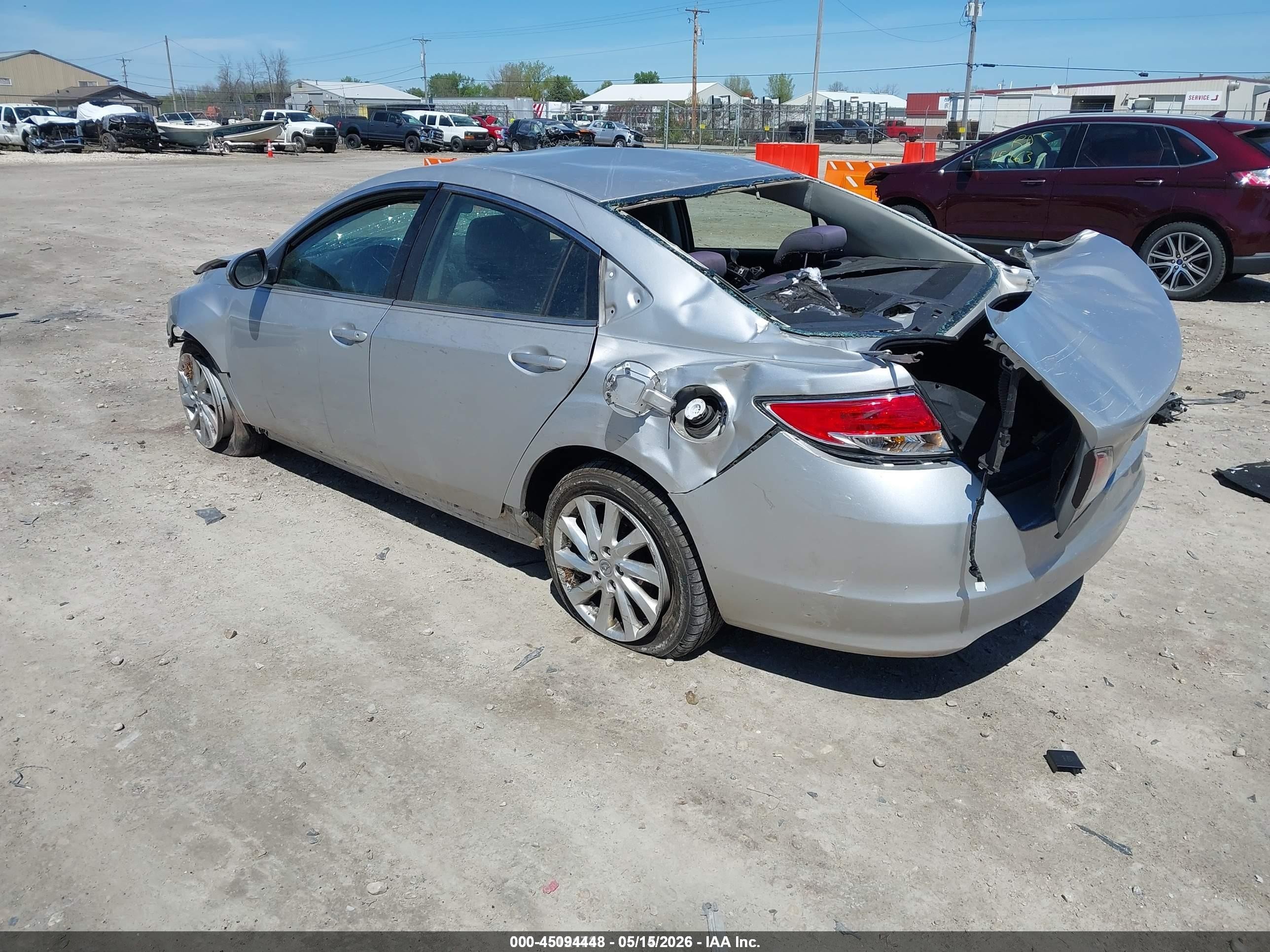 2012 Mazda Mazda6 I Touring Gray vin: 1YVHZ8DH1C5M18589