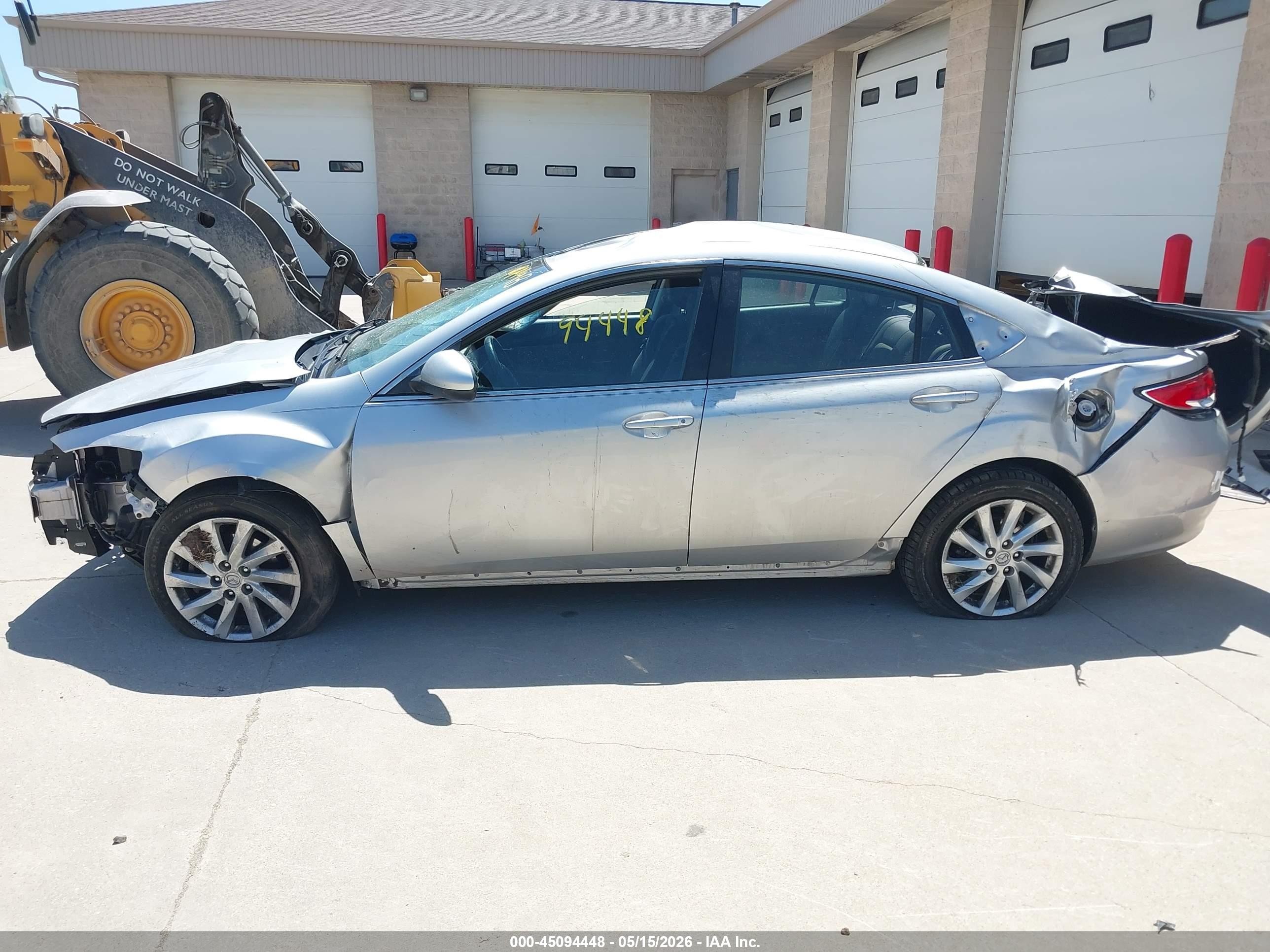 2012 Mazda Mazda6 I Touring Gray vin: 1YVHZ8DH1C5M18589