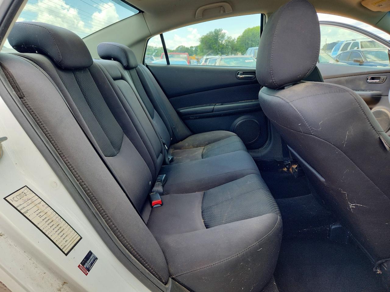 2012 Mazda 6 I White vin: 1YVHZ8DH1C5M18849