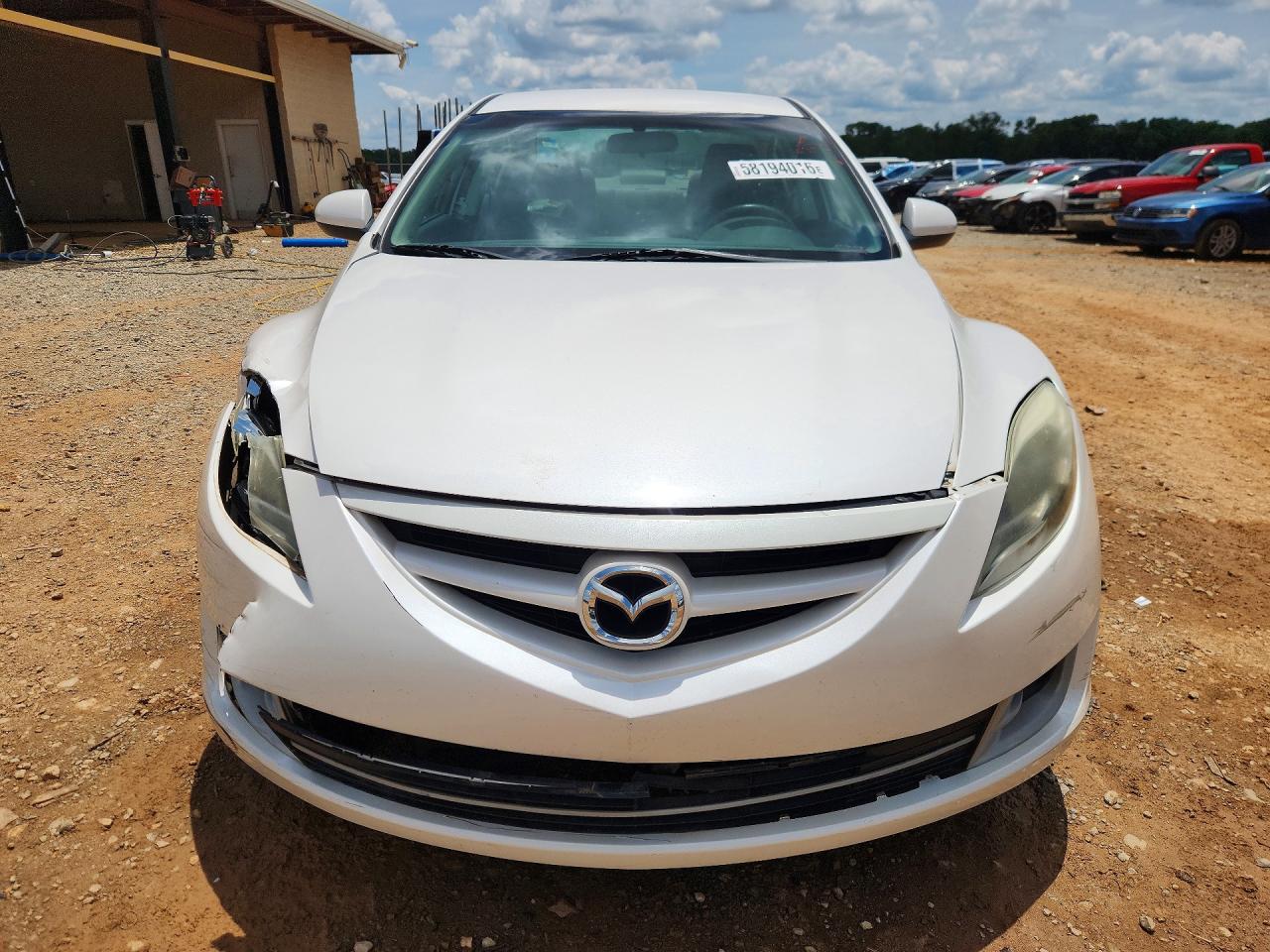 2012 Mazda 6 I White vin: 1YVHZ8DH1C5M18849
