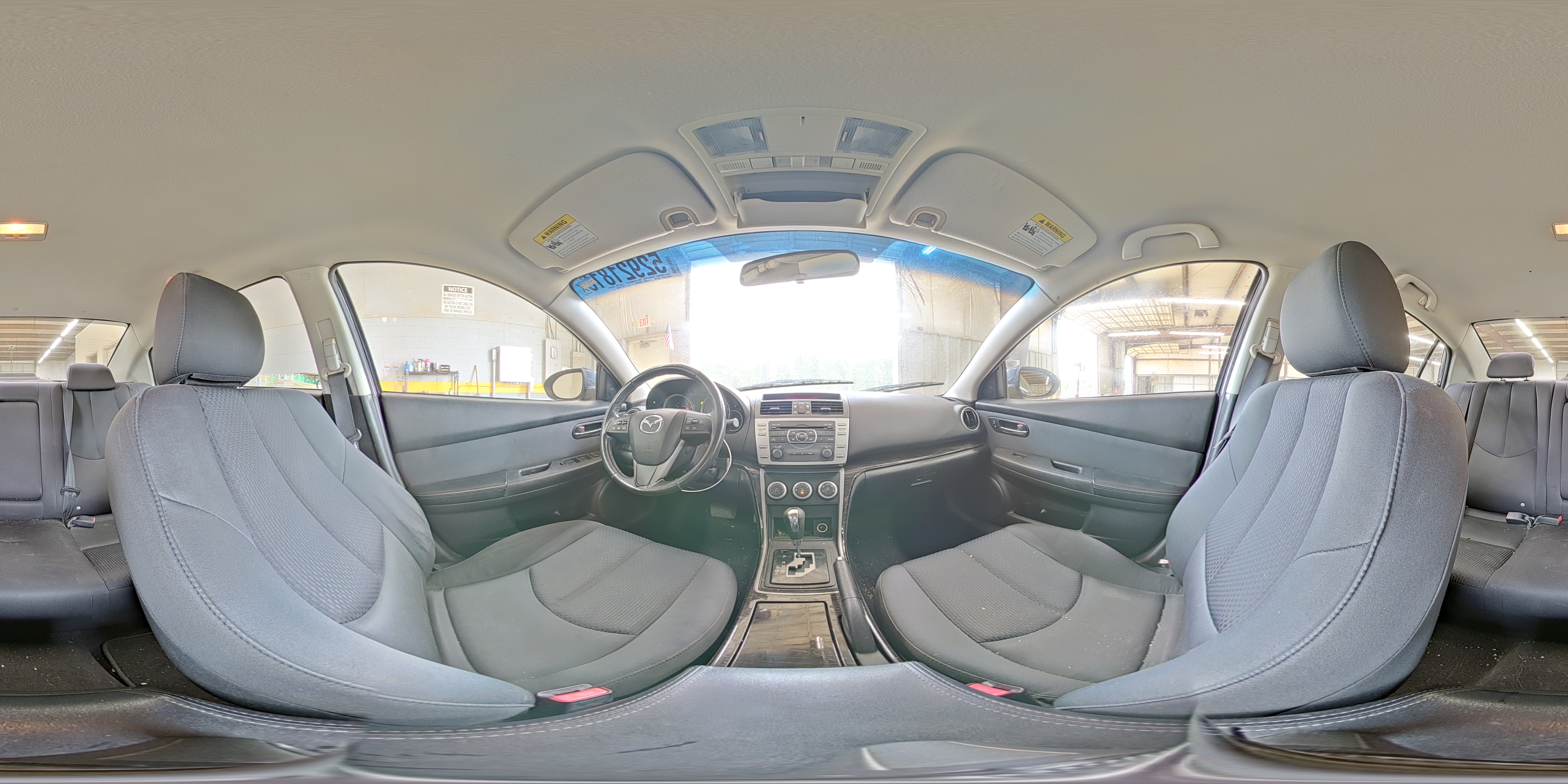2012 Mazda 6 I Charcoal vin: 1YVHZ8DH1C5M22285