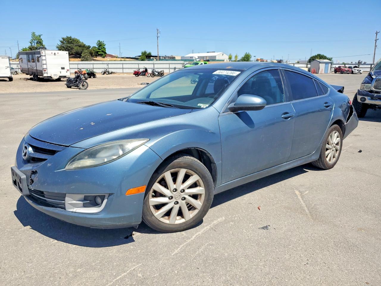 2012 Mazda 6 I Blue vin: 1YVHZ8DH1C5M25798