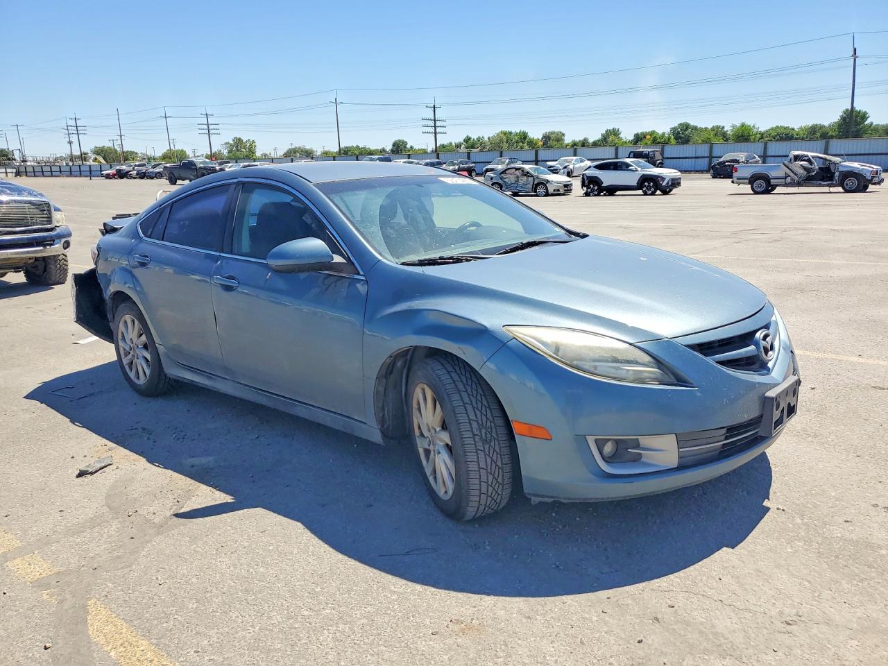2012 Mazda 6 I Blue vin: 1YVHZ8DH1C5M25798