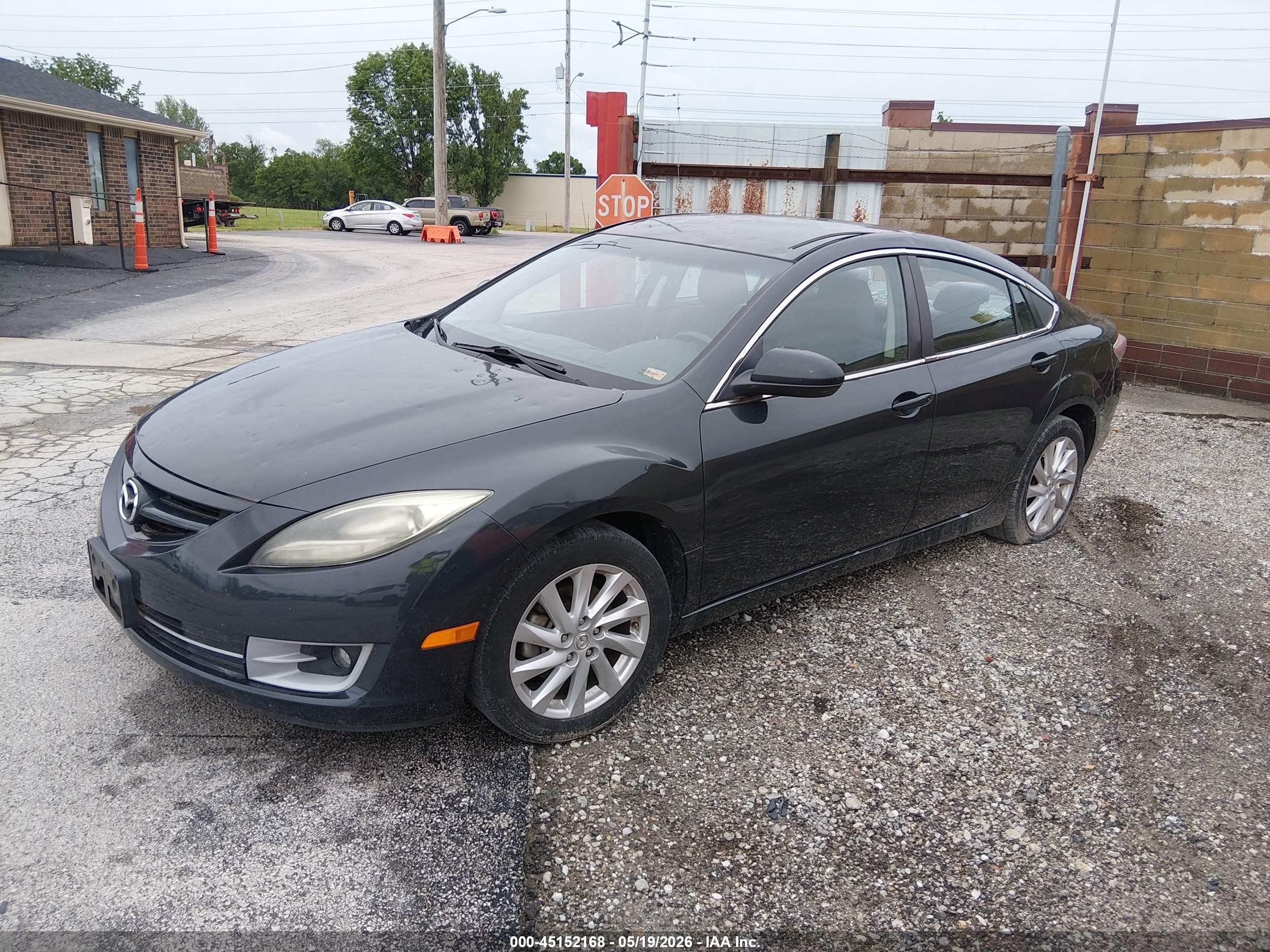 2012 Mazda Mazda6 I Touring Black vin: 1YVHZ8DH1C5M28846