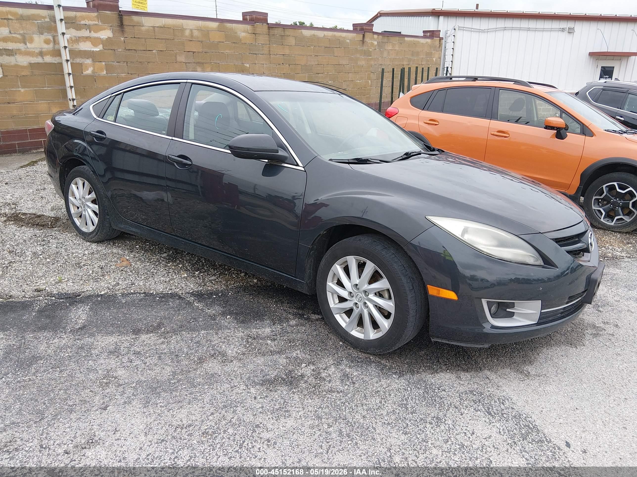 2012 Mazda Mazda6 I Touring Black vin: 1YVHZ8DH1C5M28846