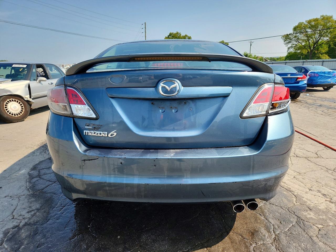 2012 Mazda 6 I Blue vin: 1YVHZ8DH1C5M34503
