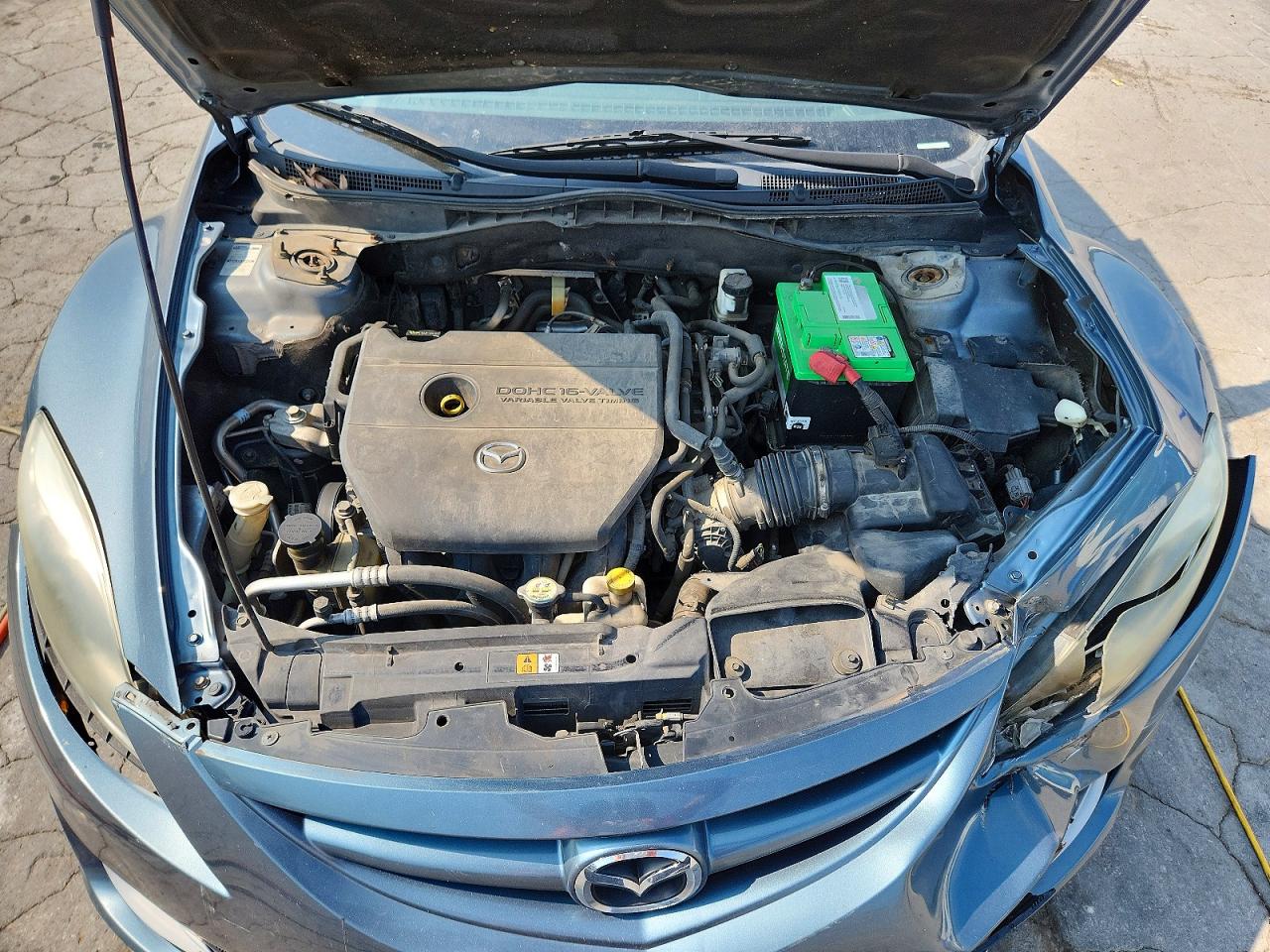 2012 Mazda 6 I Blue vin: 1YVHZ8DH1C5M34503