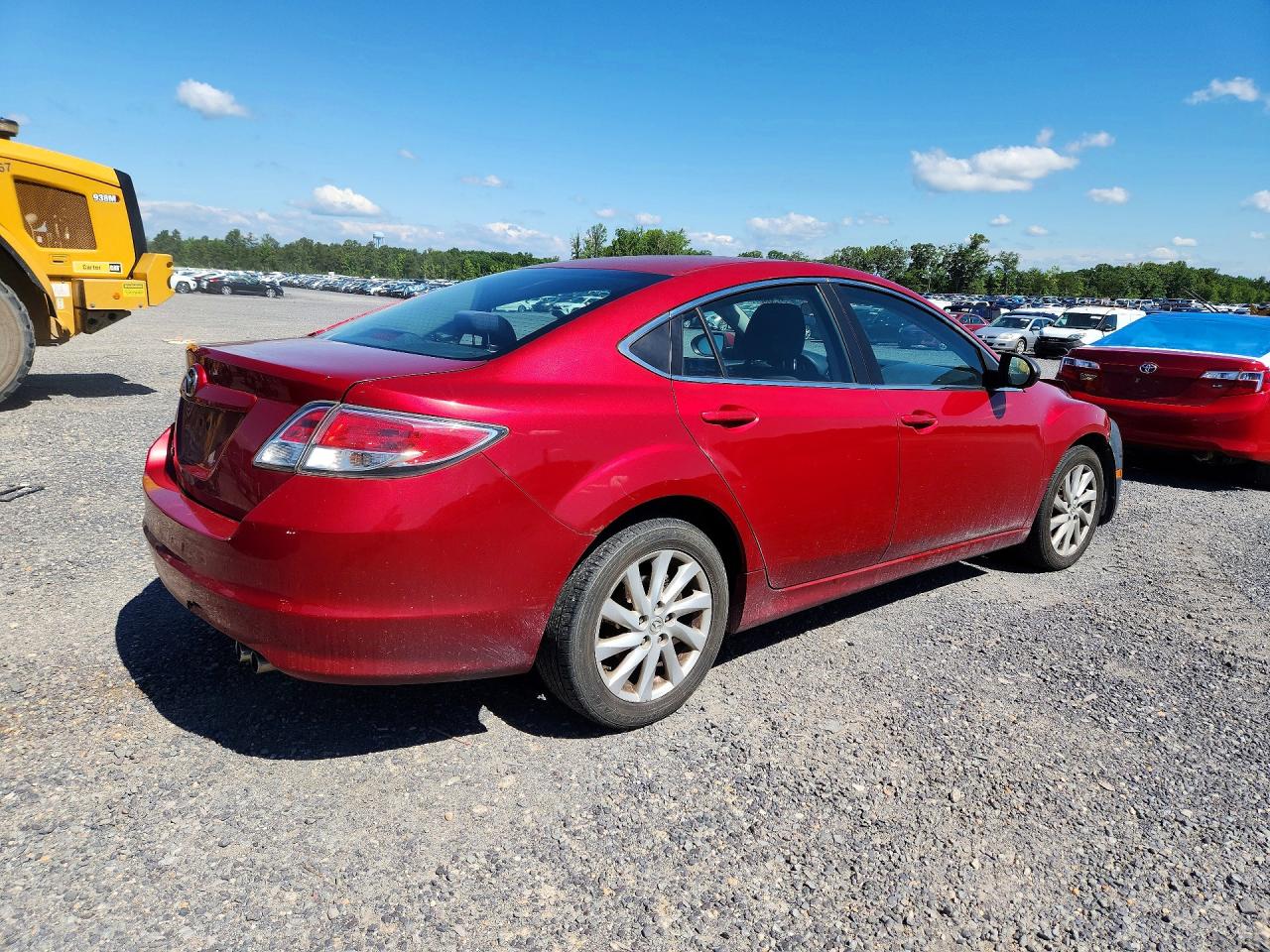 2012 Mazda 6 I Красный vin: 1YVHZ8DH1C5M43766