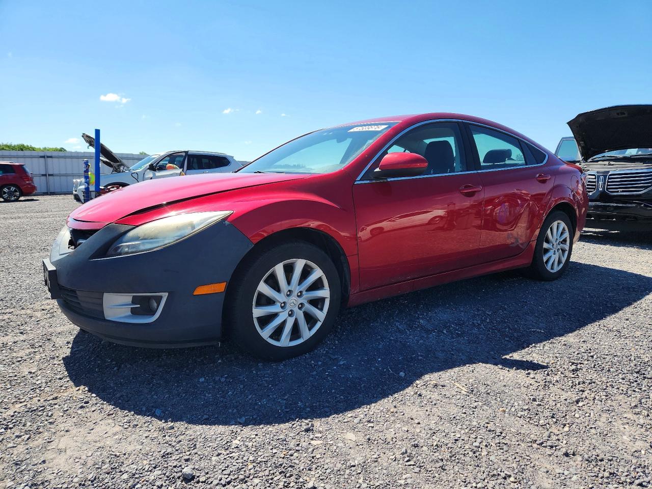 2012 Mazda 6 I Красный vin: 1YVHZ8DH1C5M43766