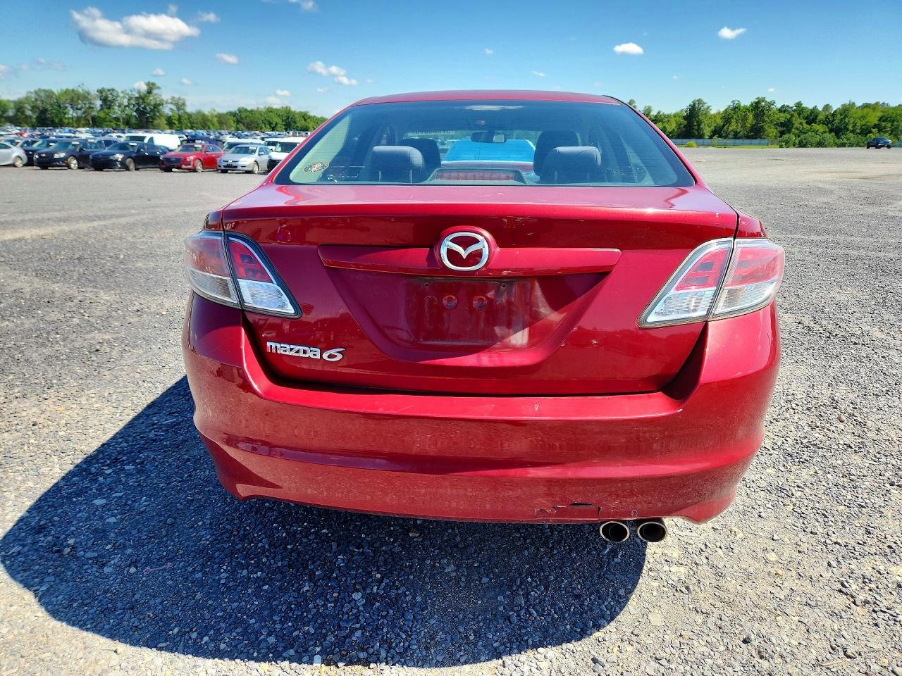 2012 Mazda 6 I Красный vin: 1YVHZ8DH1C5M43766