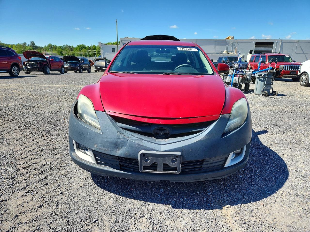 2012 Mazda 6 I Красный vin: 1YVHZ8DH1C5M43766