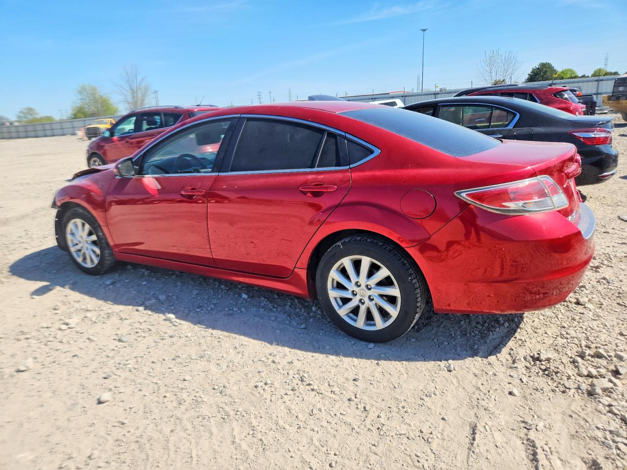 2013 Mazda 6 Touring Red vin: 1YVHZ8DH1D5M15354