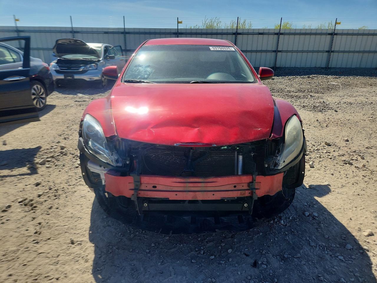 2013 Mazda 6 Touring Red vin: 1YVHZ8DH1D5M15354