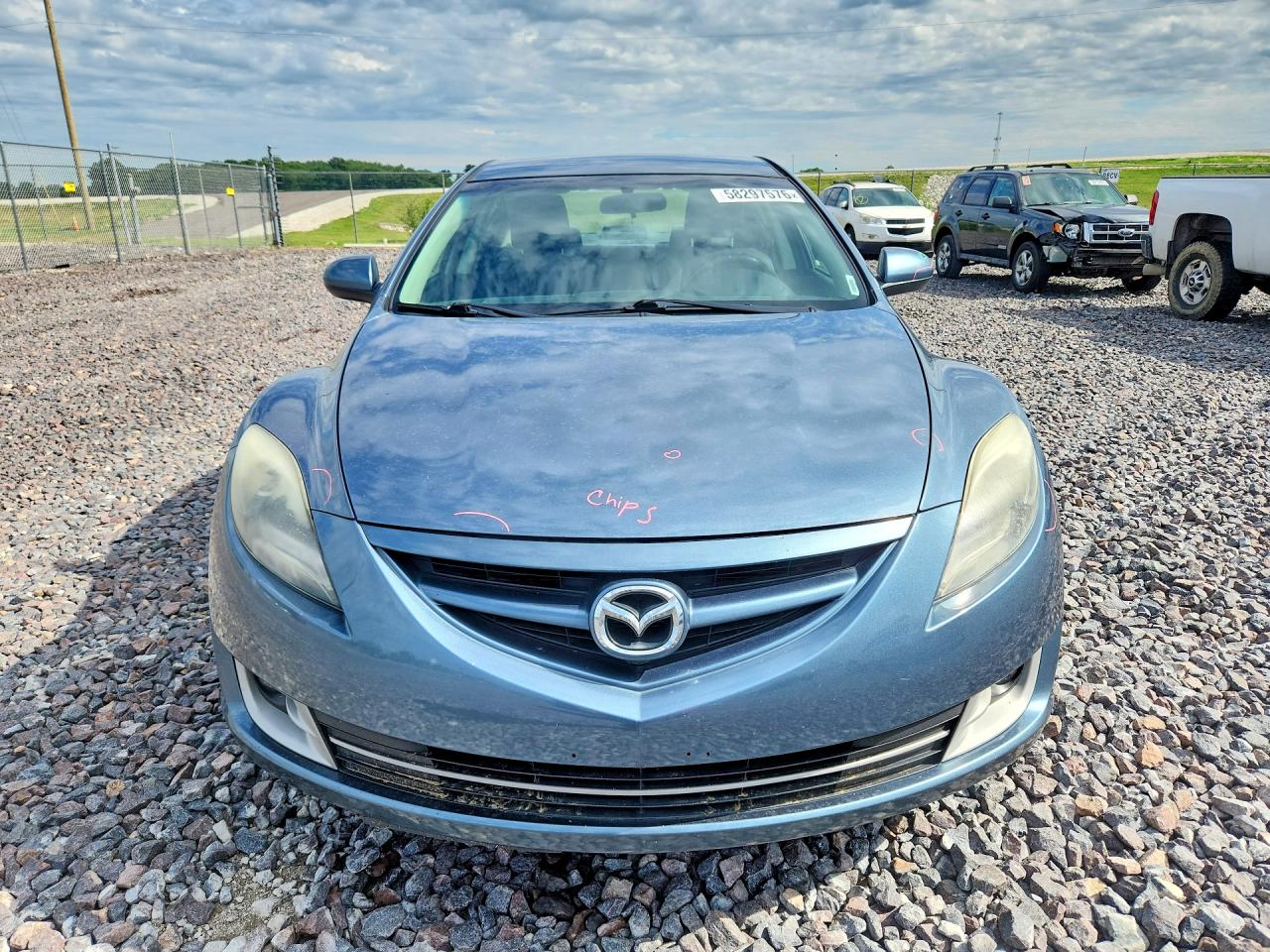 2012 Mazda 6 I Blue vin: 1YVHZ8DH2C5M08864