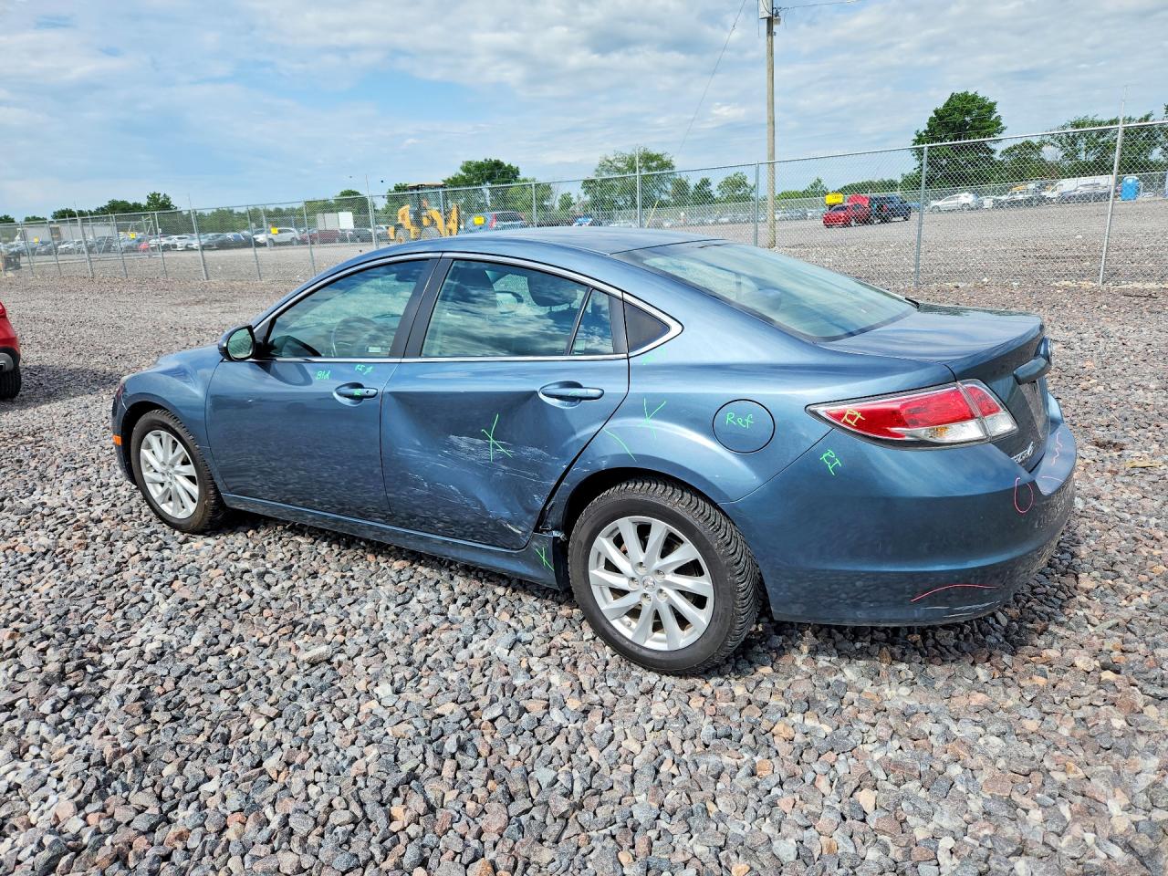 2012 Mazda 6 I Blue vin: 1YVHZ8DH2C5M08864