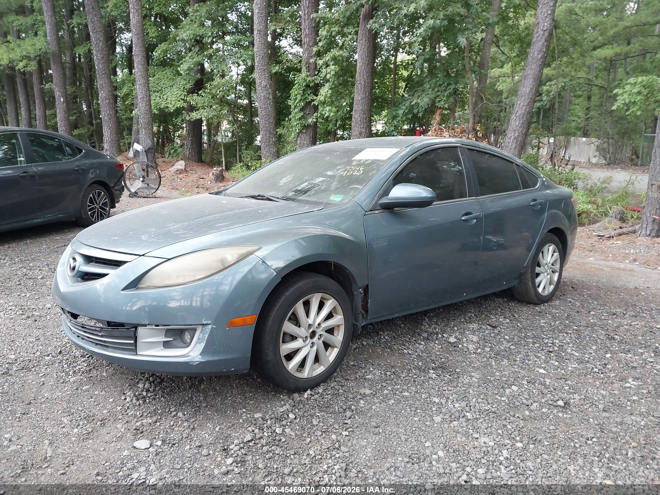 2012 Mazda Mazda6 I Touring Turquoise vin: 1YVHZ8DH2C5M22036