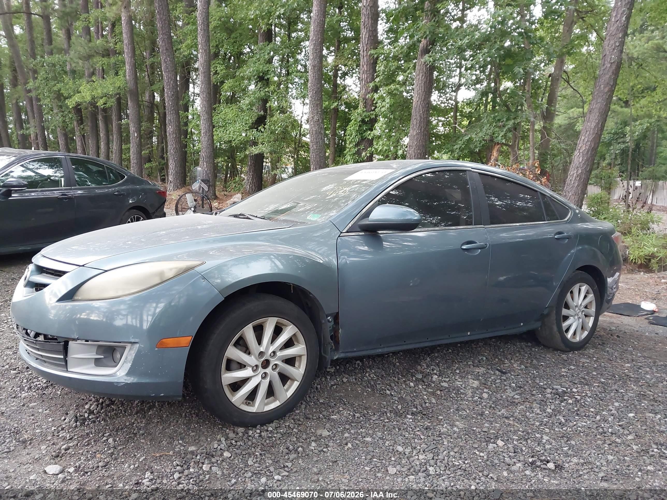 2012 Mazda Mazda6 I Touring Turquoise vin: 1YVHZ8DH2C5M22036