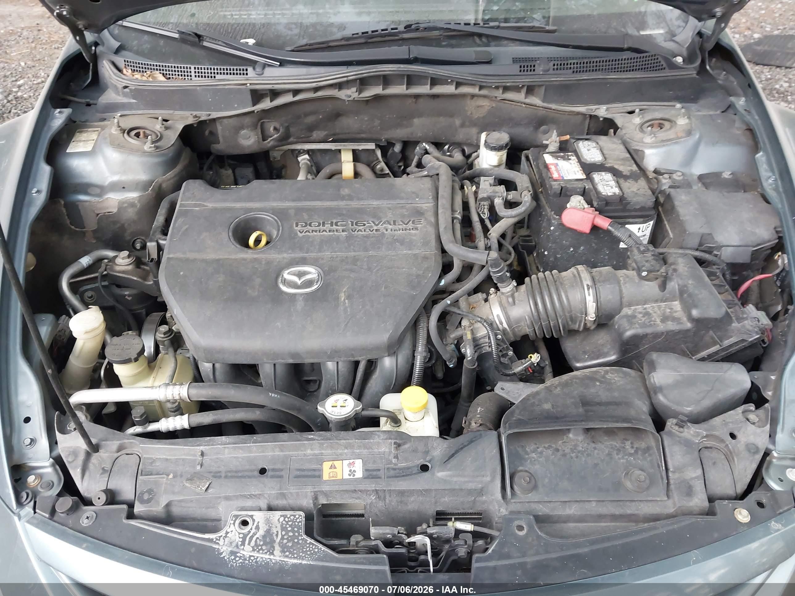 2012 Mazda Mazda6 I Touring Turquoise vin: 1YVHZ8DH2C5M22036
