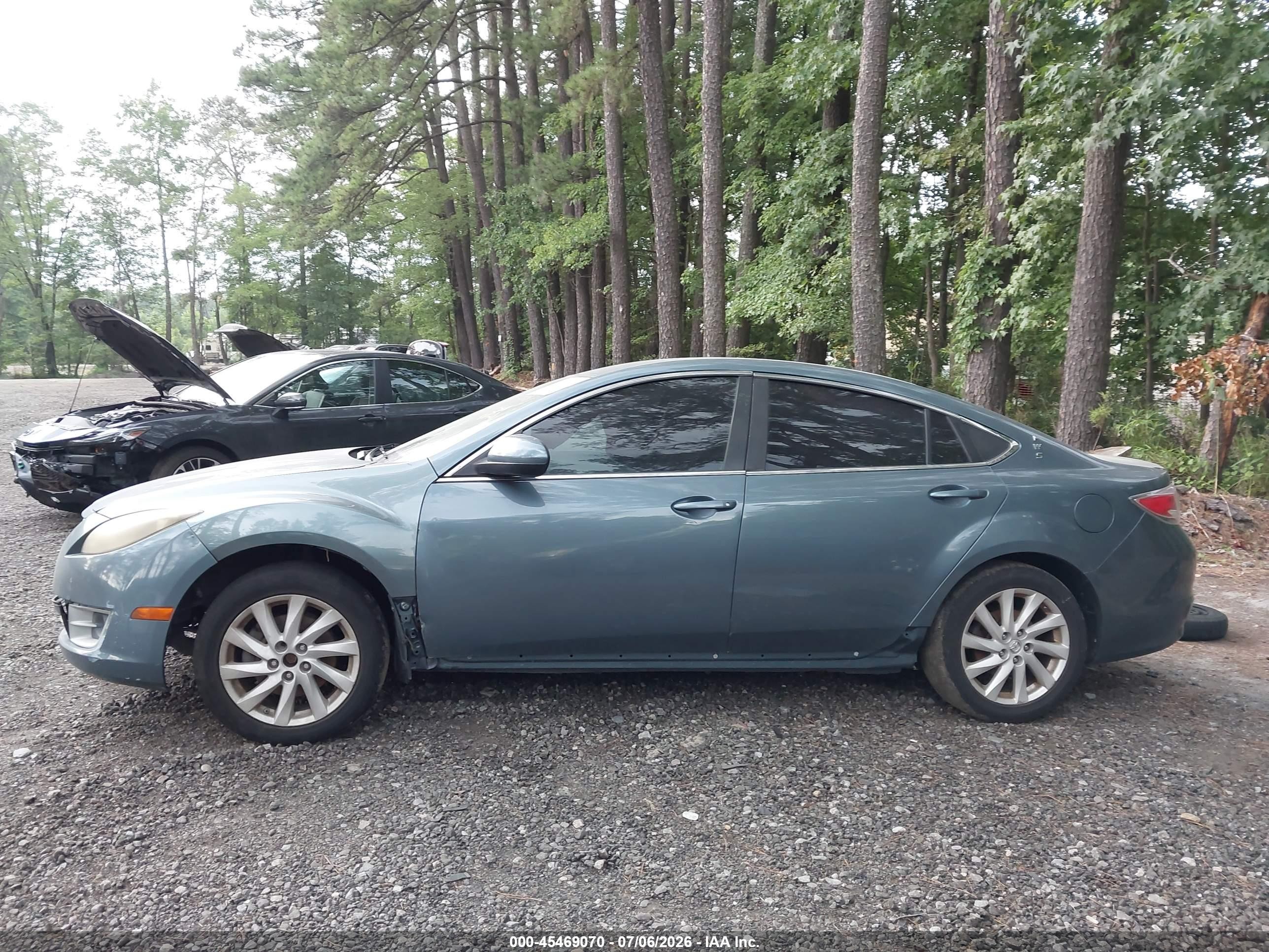 2012 Mazda Mazda6 I Touring Turquoise vin: 1YVHZ8DH2C5M22036