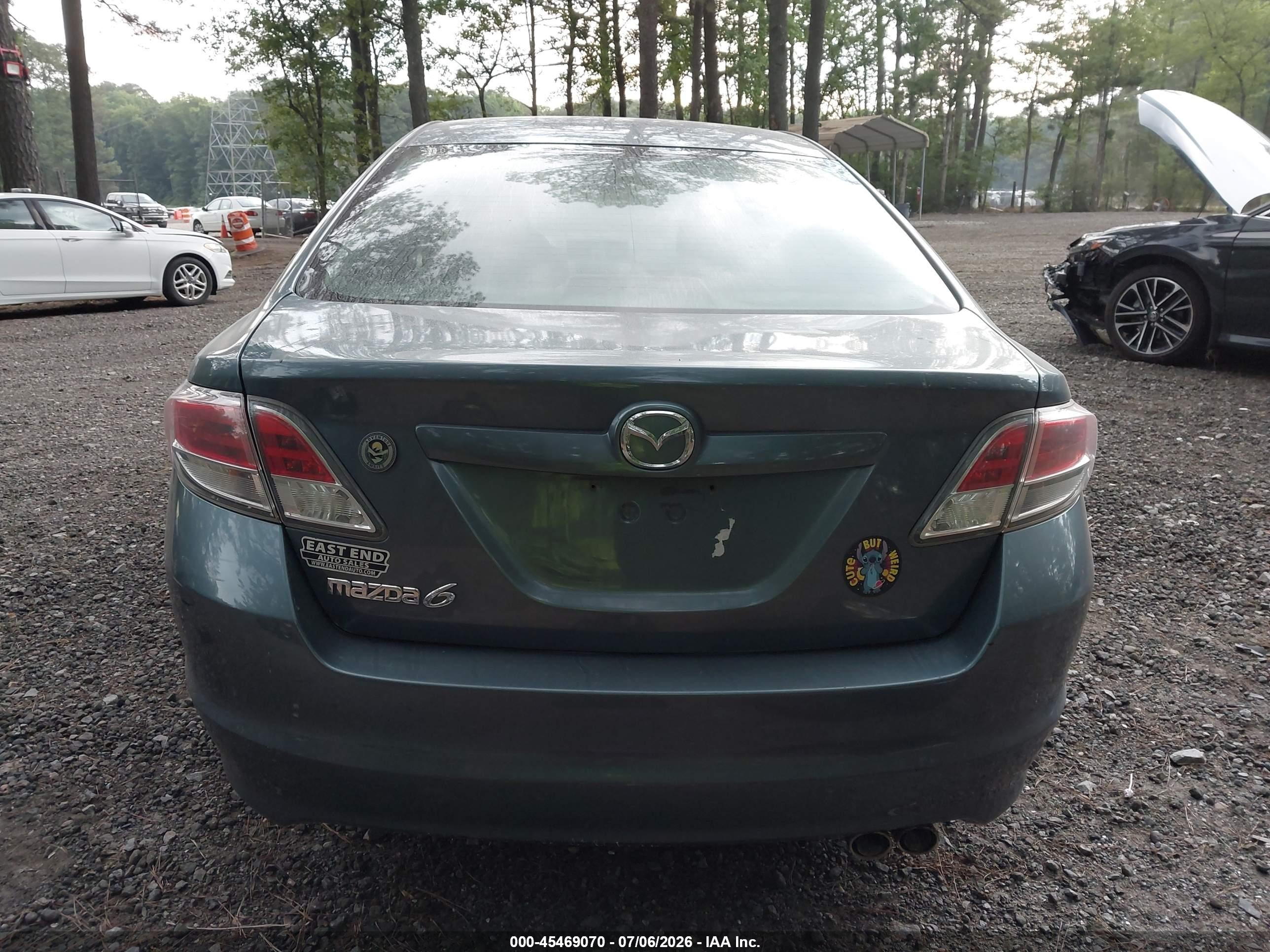 2012 Mazda Mazda6 I Touring Turquoise vin: 1YVHZ8DH2C5M22036