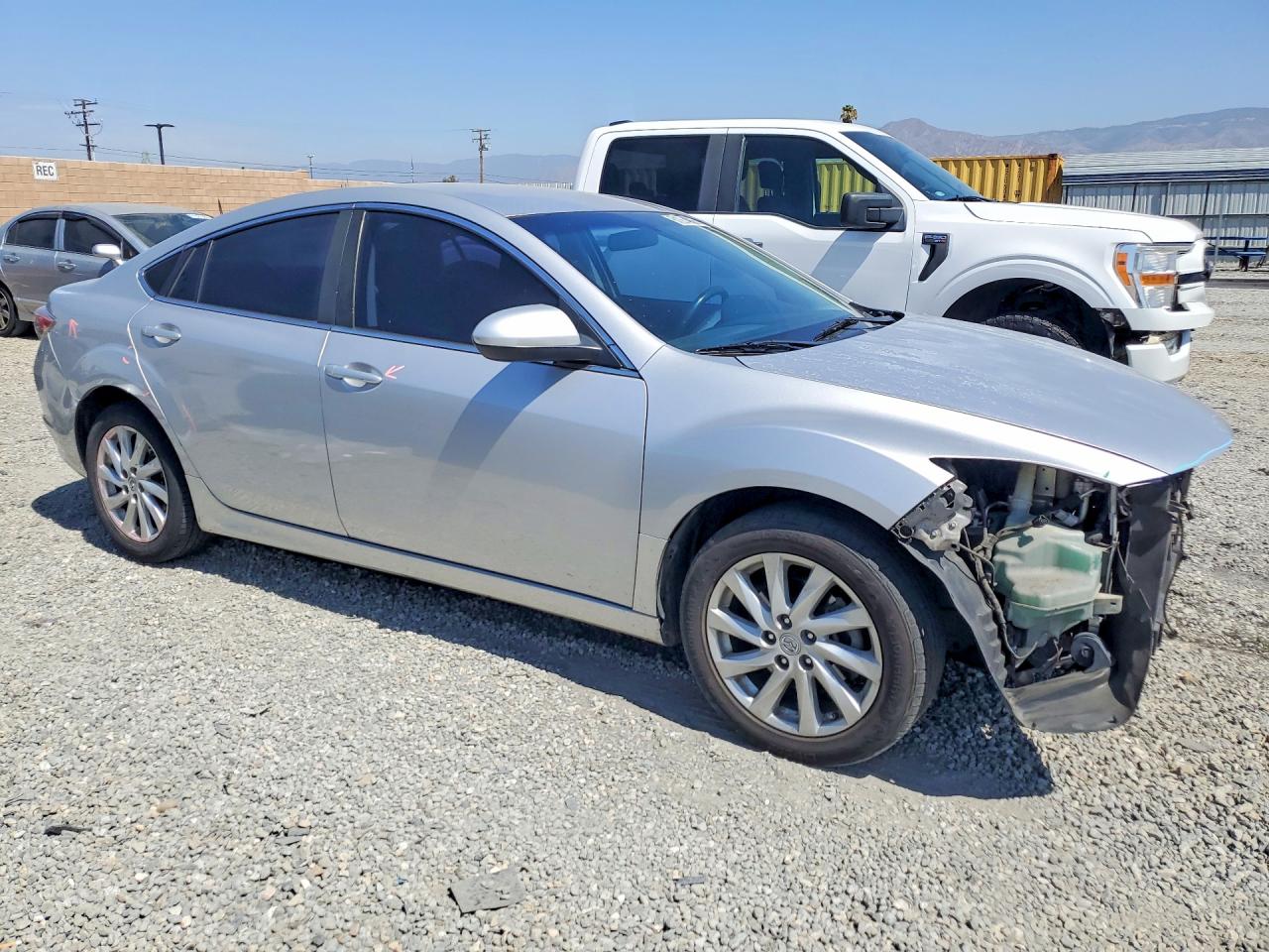 2012 Mazda 6 I Silver vin: 1YVHZ8DH2C5M27334