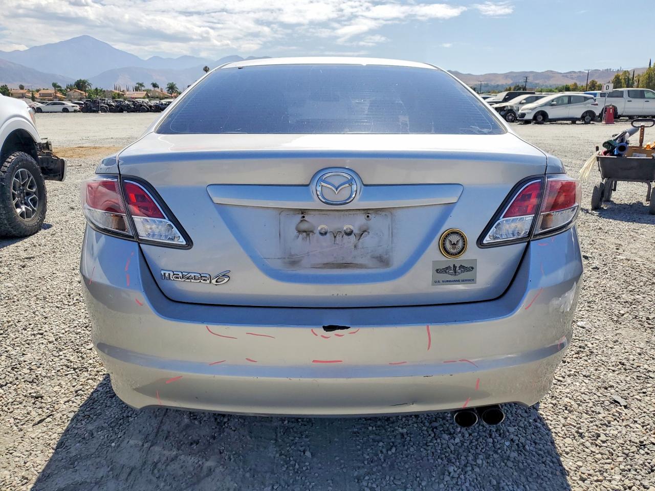 2012 Mazda 6 I Silver vin: 1YVHZ8DH2C5M27334