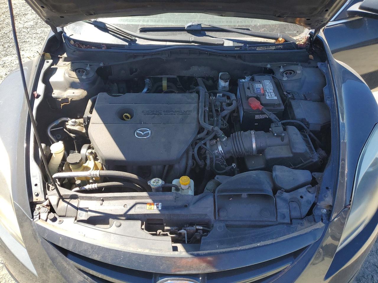 2012 Mazda 6 I Черный vin: 1YVHZ8DH3C5M17539