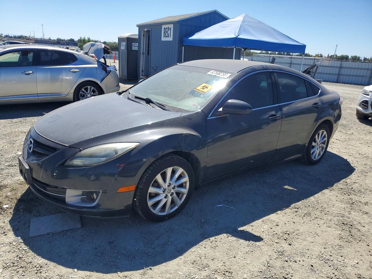 2012 Mazda 6 I Black vin: 1YVHZ8DH3C5M17539
