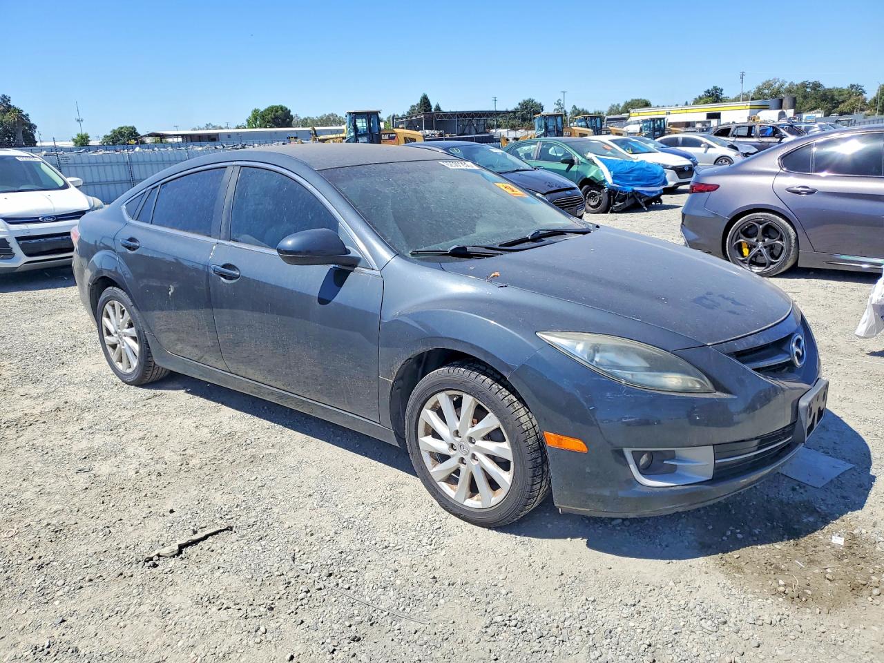 2012 Mazda 6 I Черный vin: 1YVHZ8DH3C5M17539