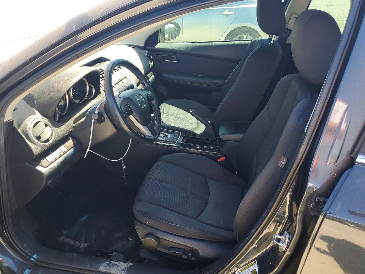 2012 Mazda 6 I Черный vin: 1YVHZ8DH3C5M17539