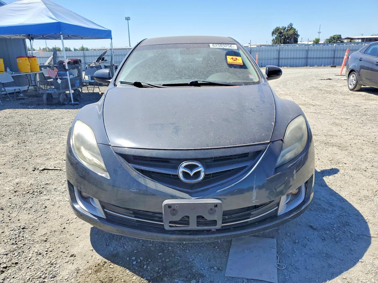 2012 Mazda 6 I Черный vin: 1YVHZ8DH3C5M17539