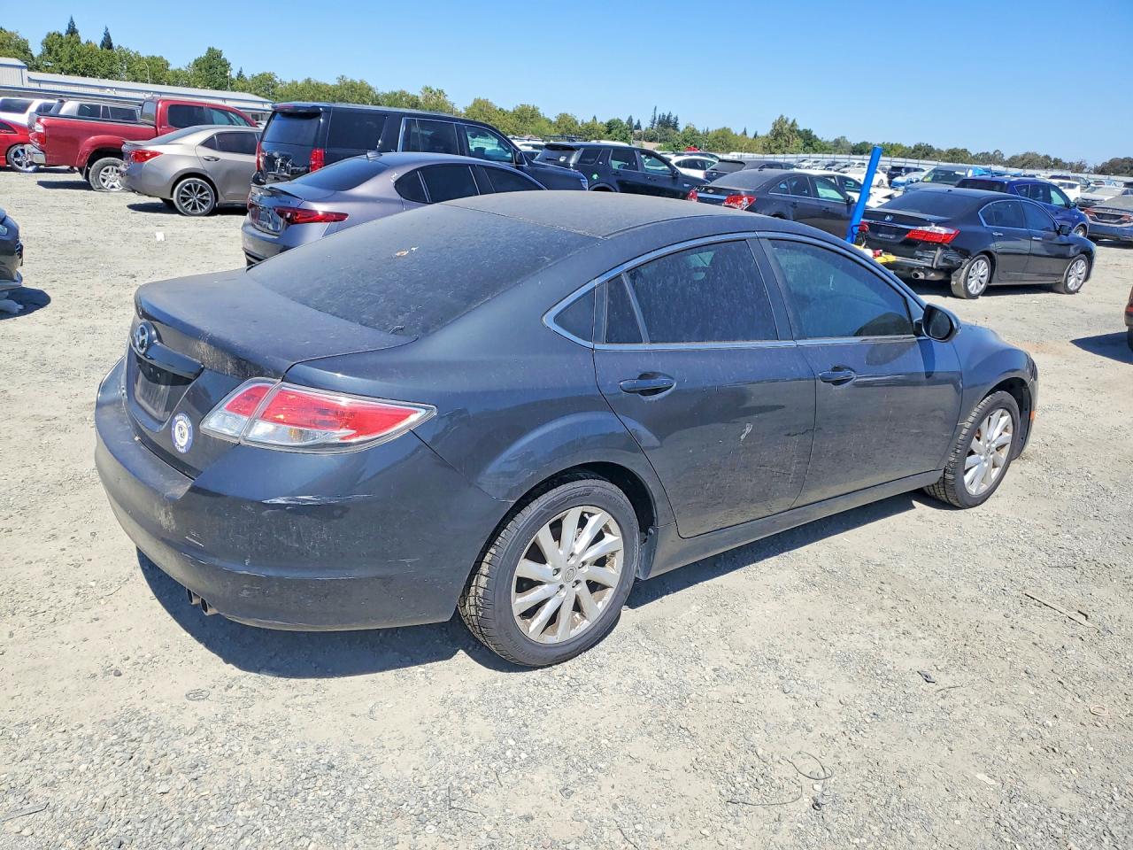 2012 Mazda 6 I Черный vin: 1YVHZ8DH3C5M17539