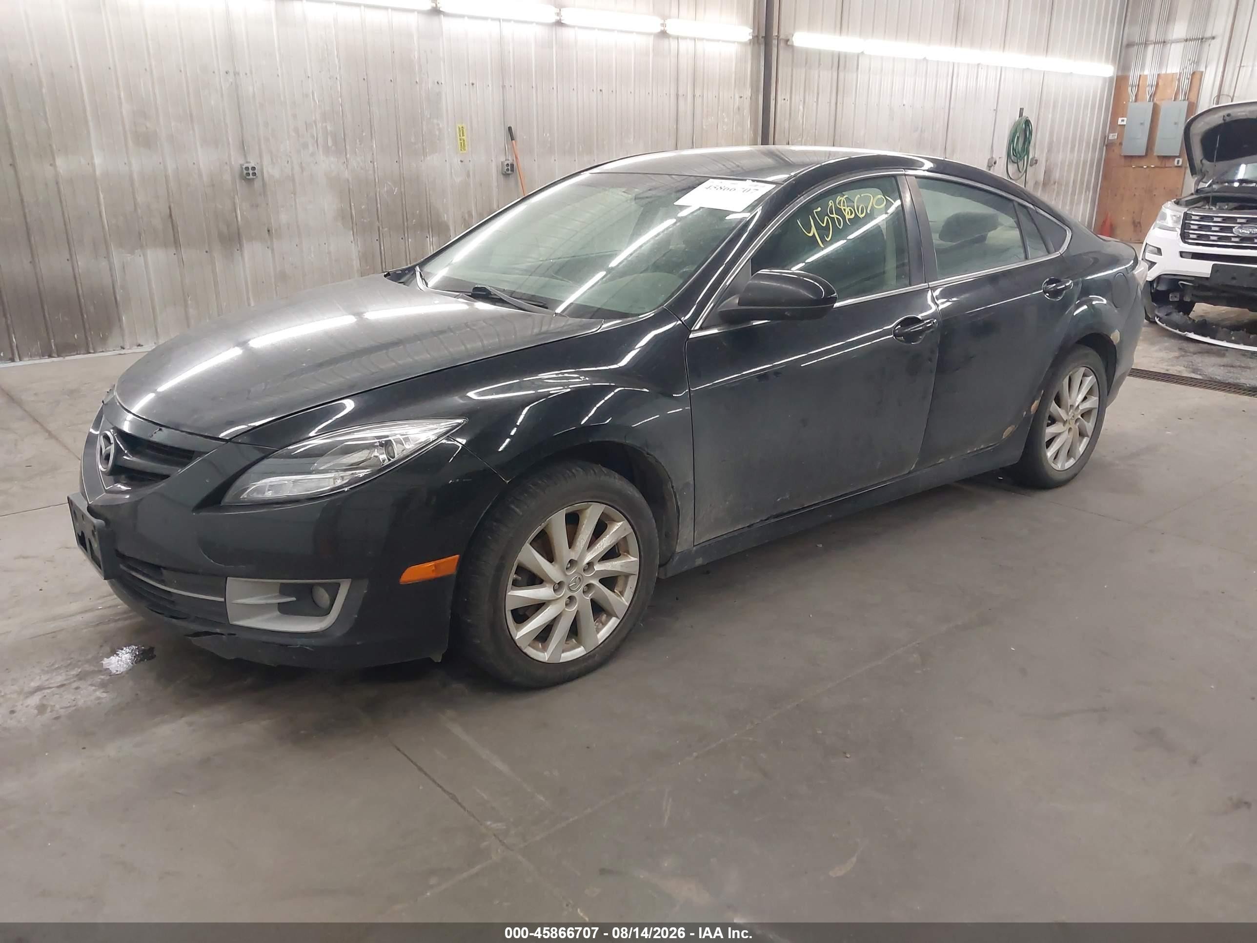 2012 Mazda Mazda6 I Touring Black vin: 1YVHZ8DH3C5M22725