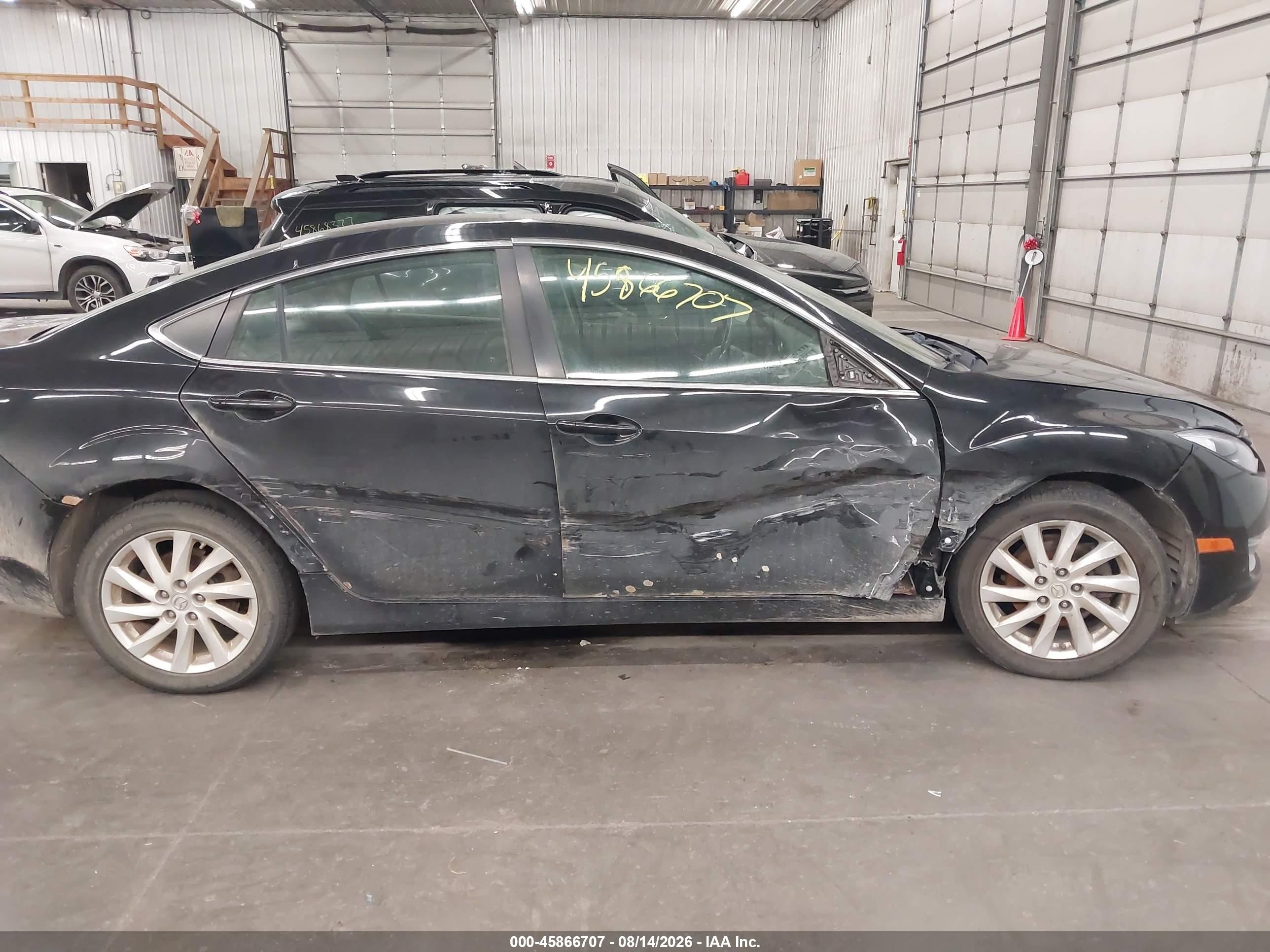 2012 Mazda Mazda6 I Touring Black vin: 1YVHZ8DH3C5M22725
