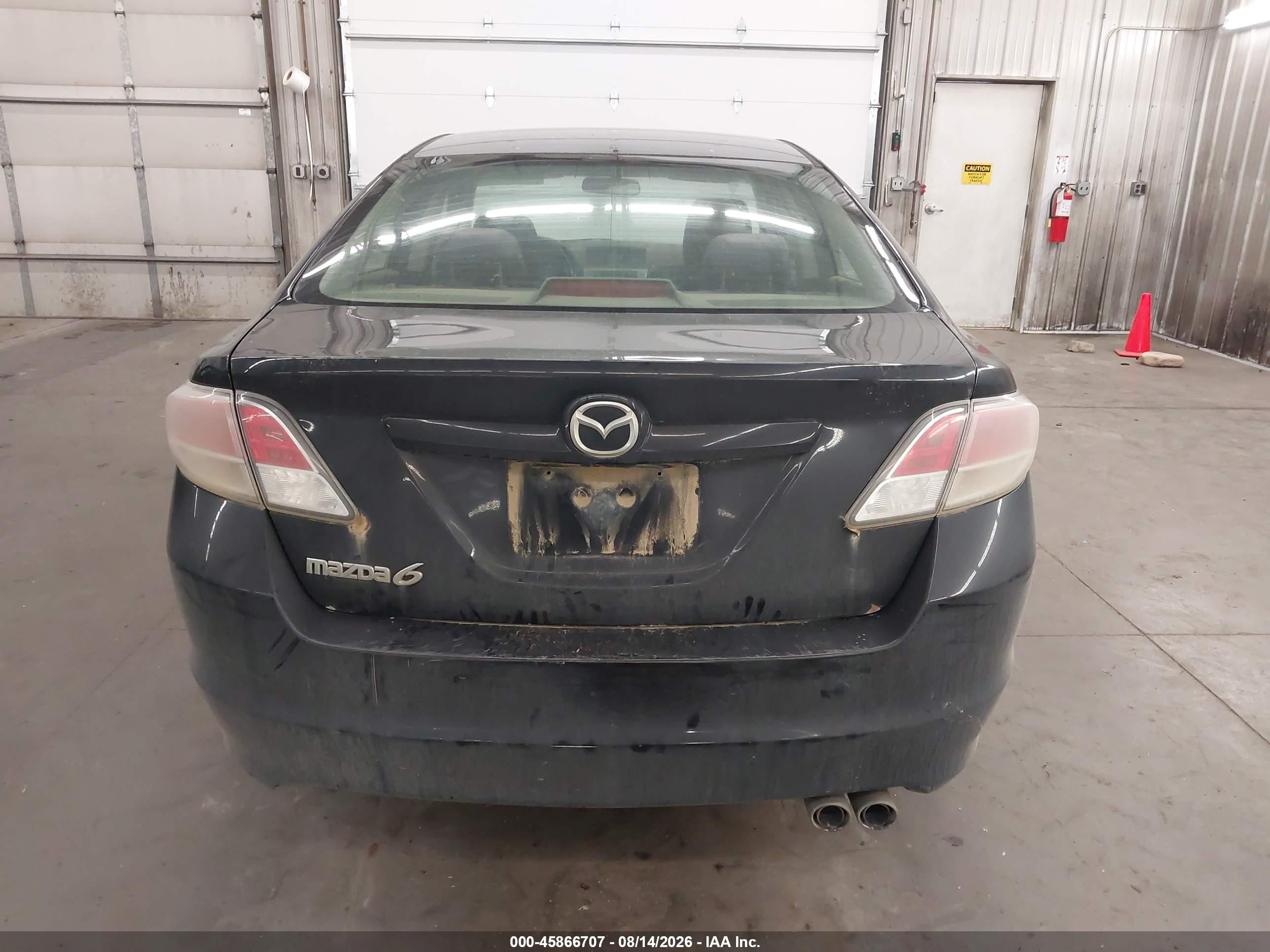 2012 Mazda Mazda6 I Touring Black vin: 1YVHZ8DH3C5M22725