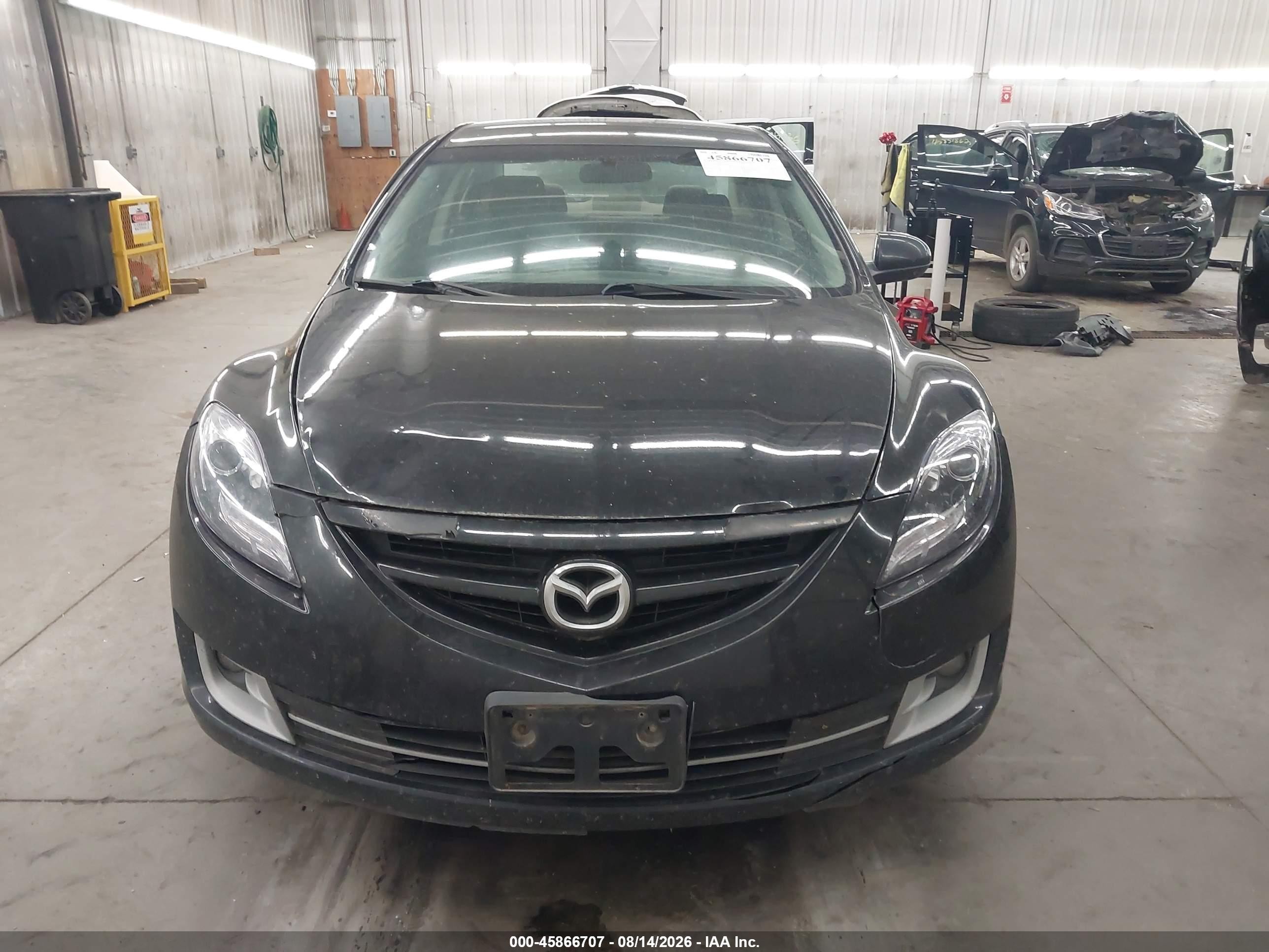 2012 Mazda Mazda6 I Touring Black vin: 1YVHZ8DH3C5M22725