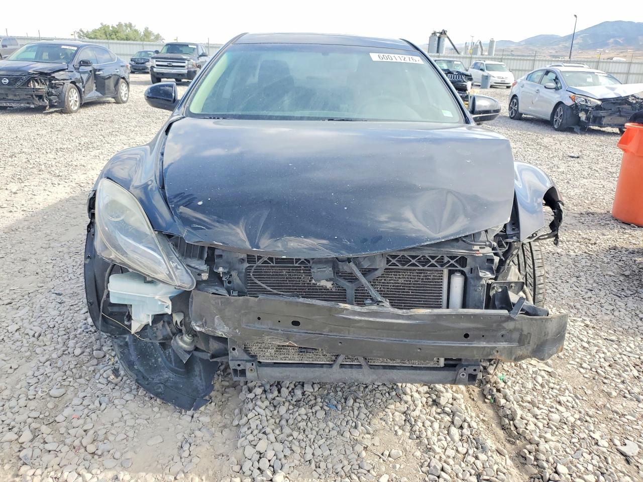 2012 Mazda 6 I Black vin: 1YVHZ8DH3C5M32655