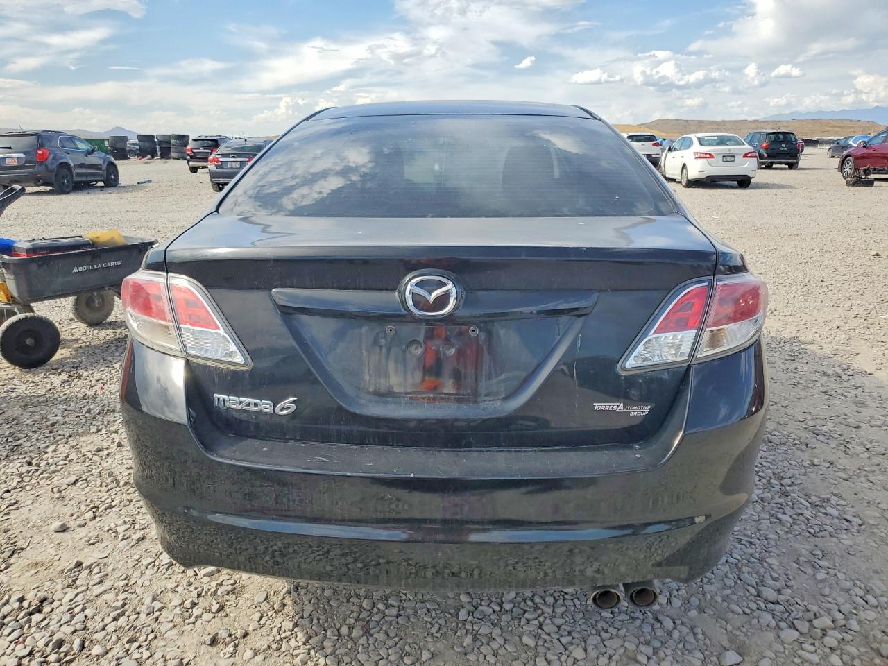 2012 Mazda 6 I Black vin: 1YVHZ8DH3C5M32655