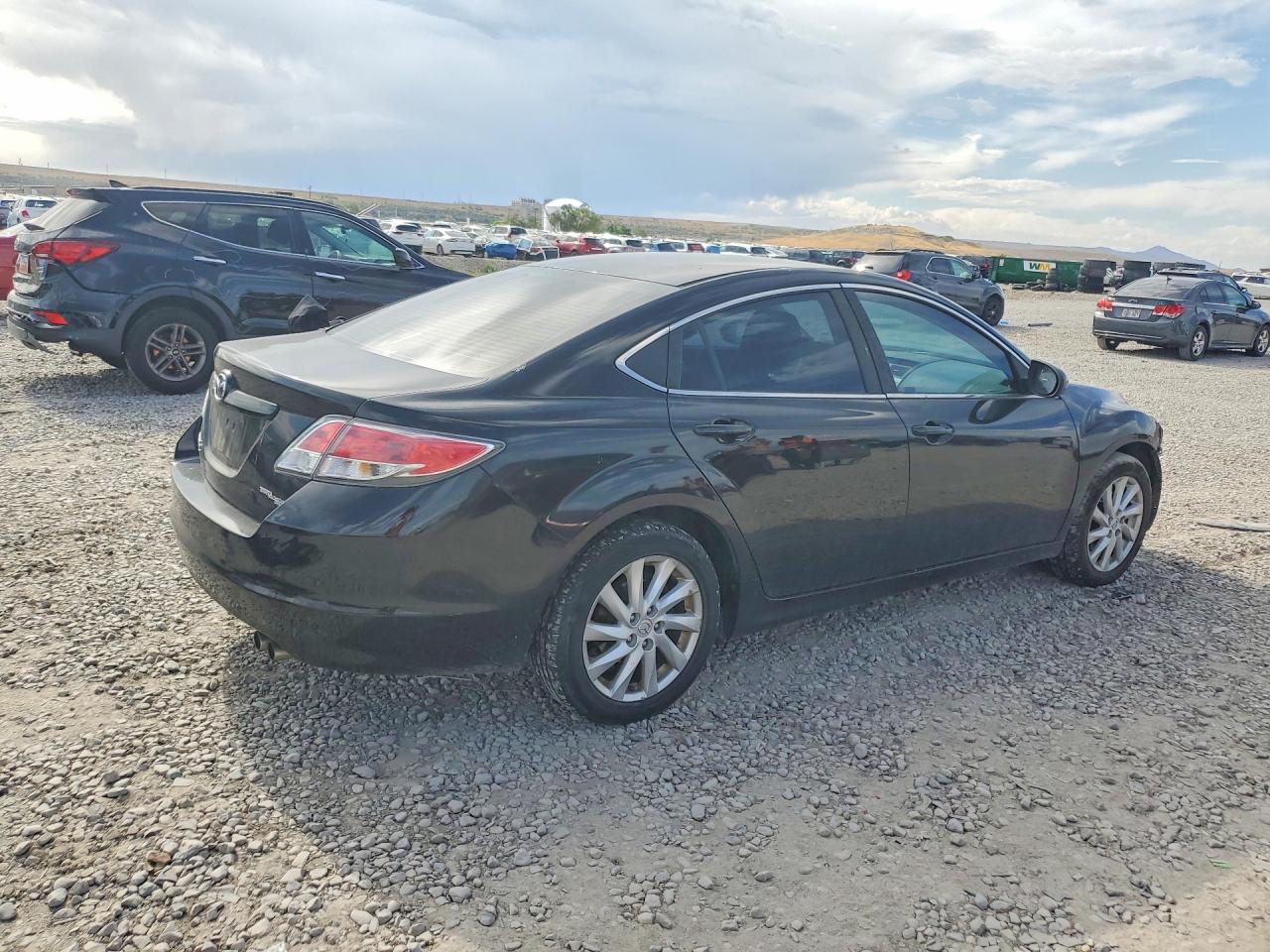 2012 Mazda 6 I Black vin: 1YVHZ8DH3C5M32655