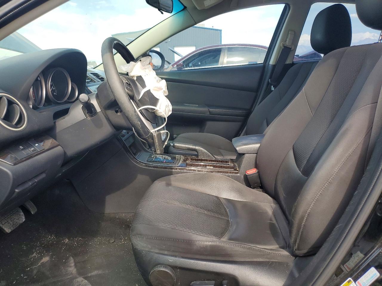 2012 Mazda 6 I Black vin: 1YVHZ8DH3C5M32655